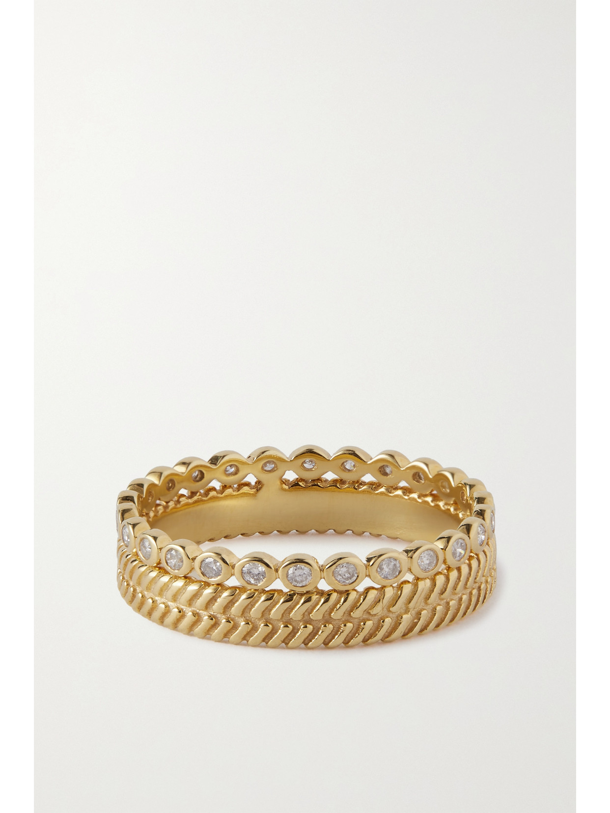 Pascale Monvoisin Jil N°2 9-karat Gold Diamond Ring In Gold