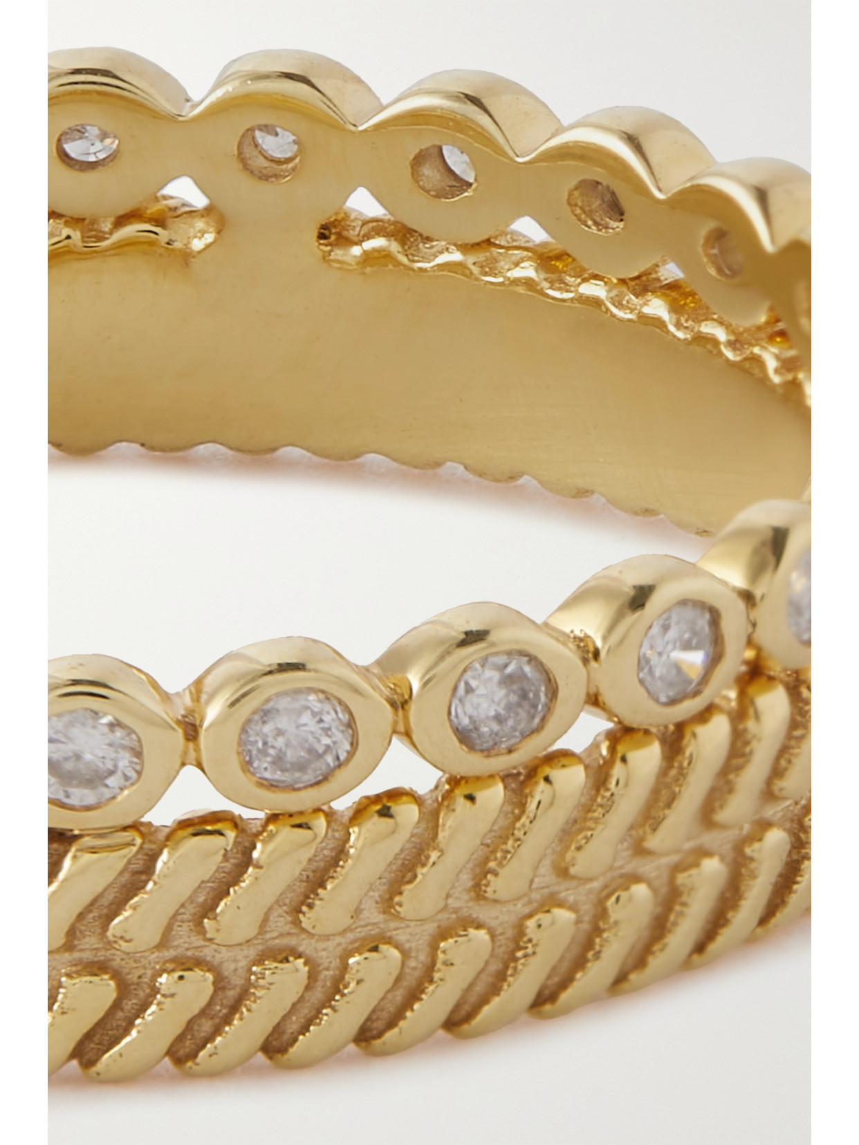 Pascale Monvoisin Jil N°2 9-karat Gold Diamond Ring In Gold