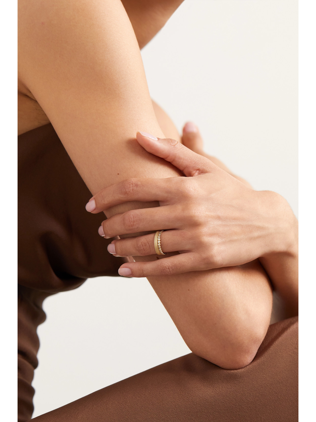 Pascale Monvoisin Jil N°2 9-karat Gold Diamond Ring In Gold