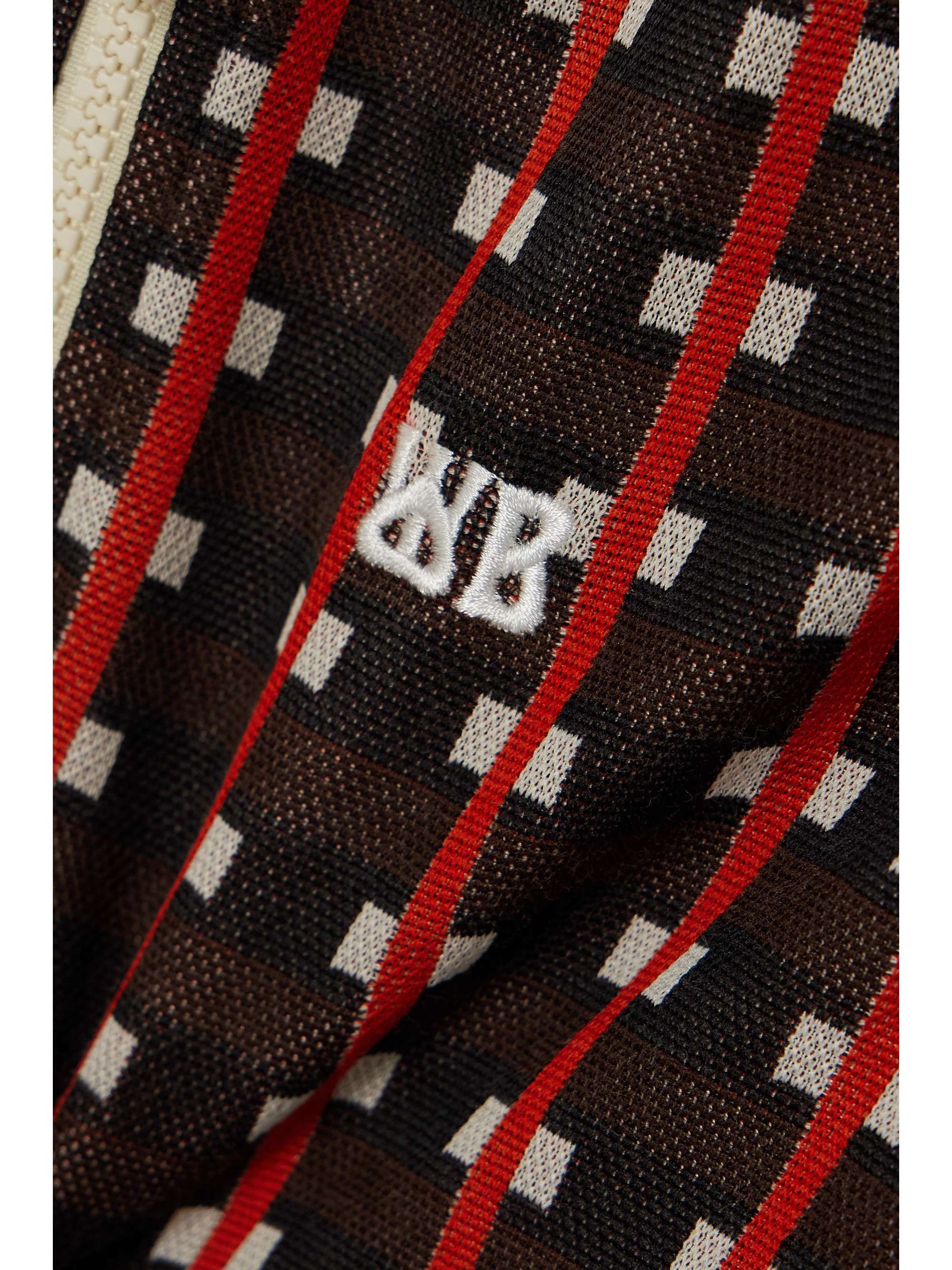 WALES BONNER Power crochettrimmed recycled jacquardknit track jacket