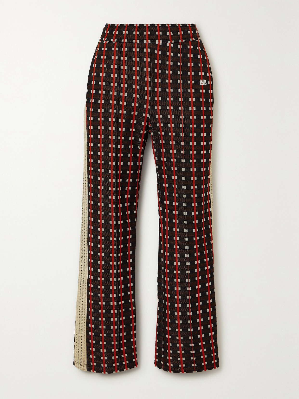 Wales Bonner - Power Crochet-trimmed Recycled Jacquard-knit Track Pants - Multi