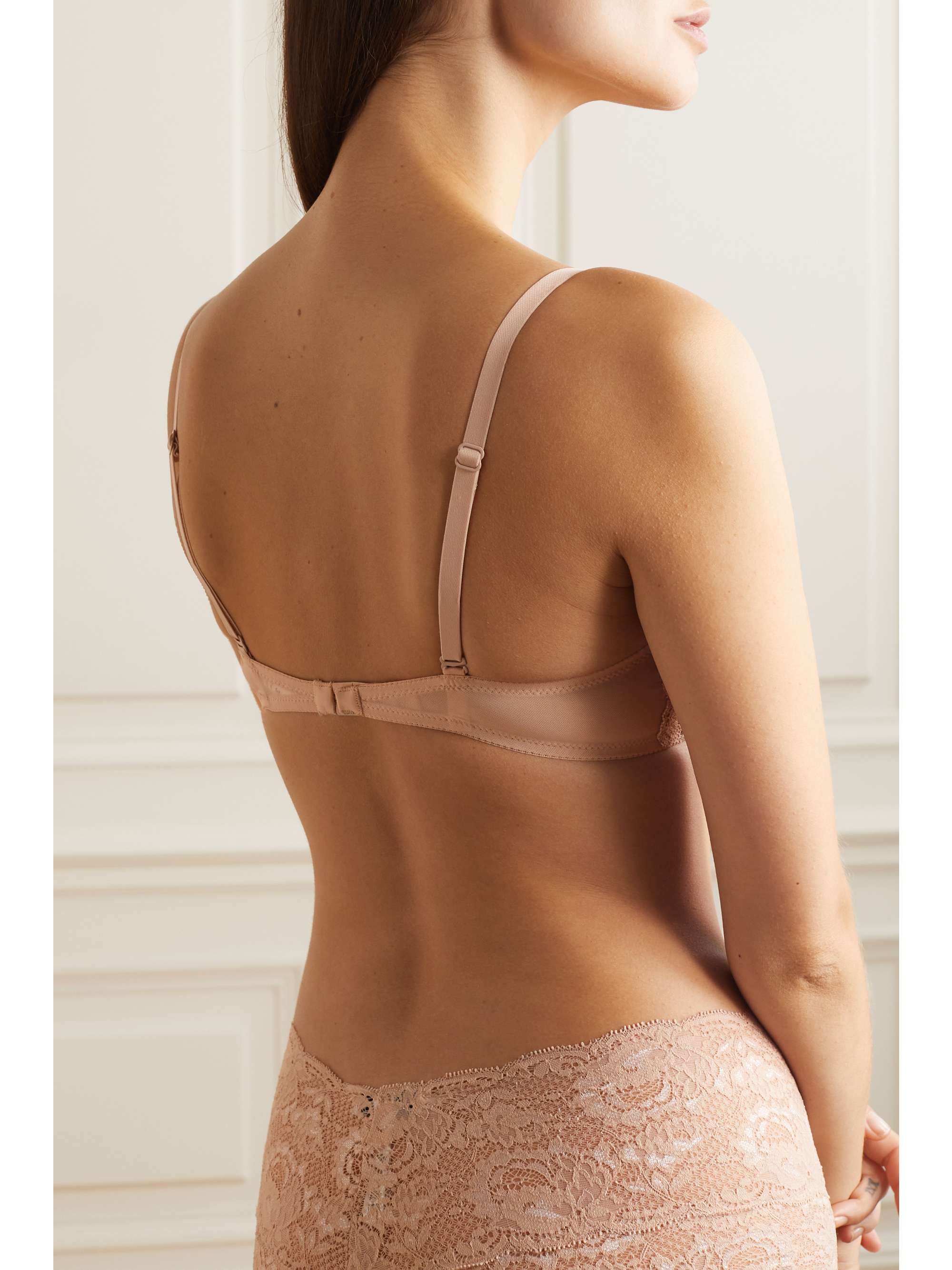 COSABELLA Never Say Never Pushie Pushup stretch-lace underwired bra