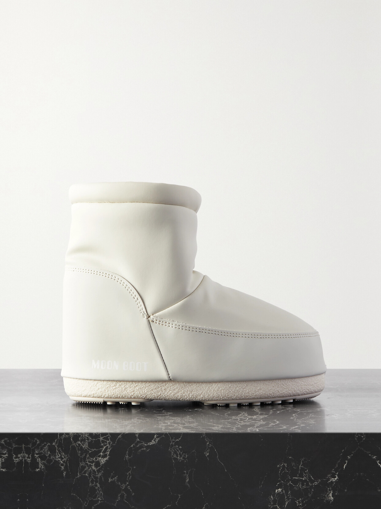 Moon Boot - Icon Low Rubber Snow Boots - Cream