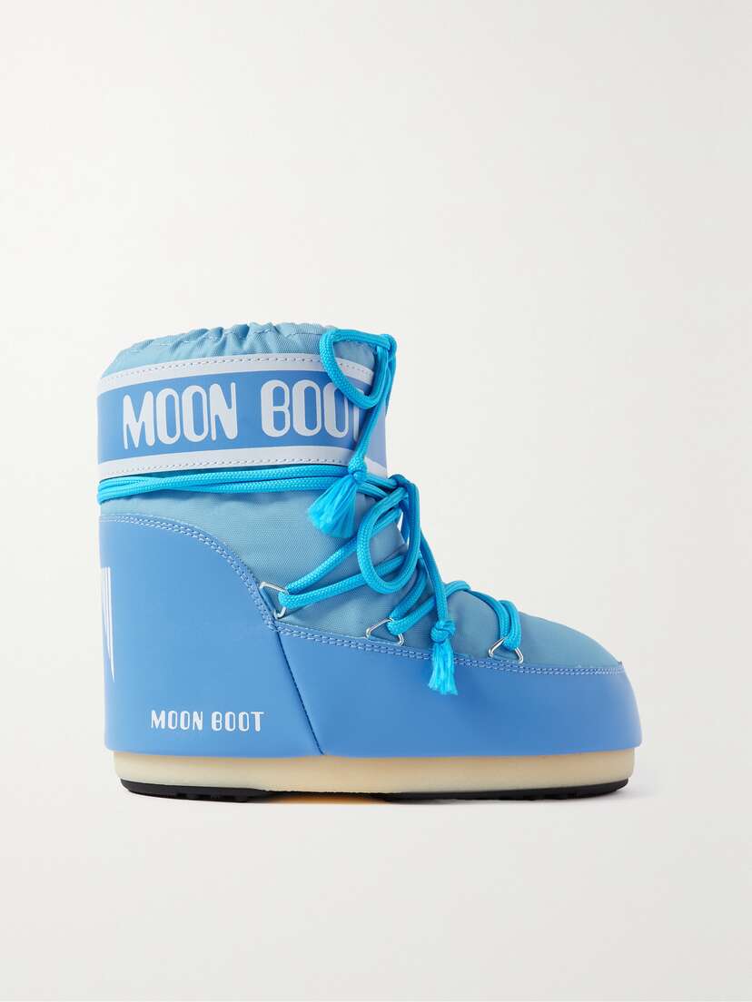 Moon Boot Icon Low Shell And Faux Leather Snow Boots