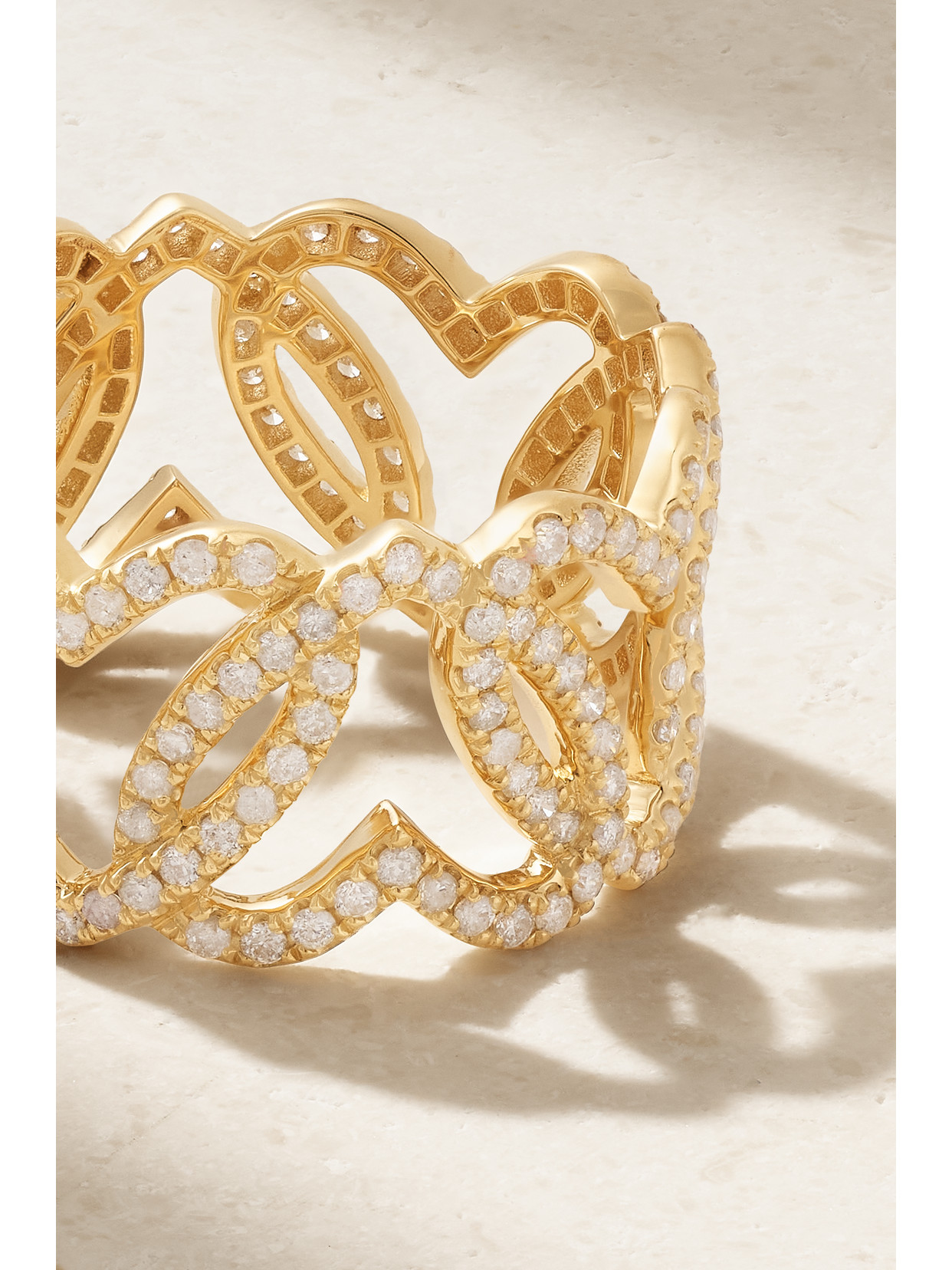 Yvonne Léon 18-karat Gold Diamond Ring In Gold