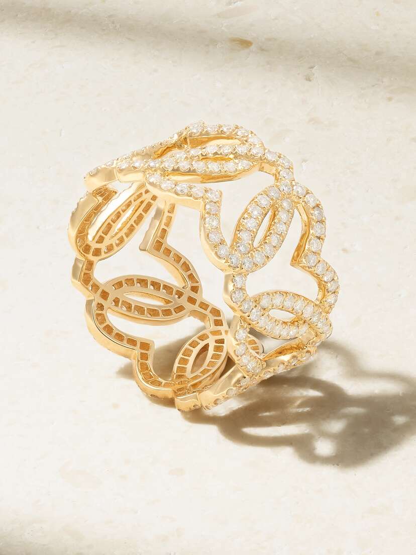 Yvonne Léon 18-karat Gold Diamond Ring