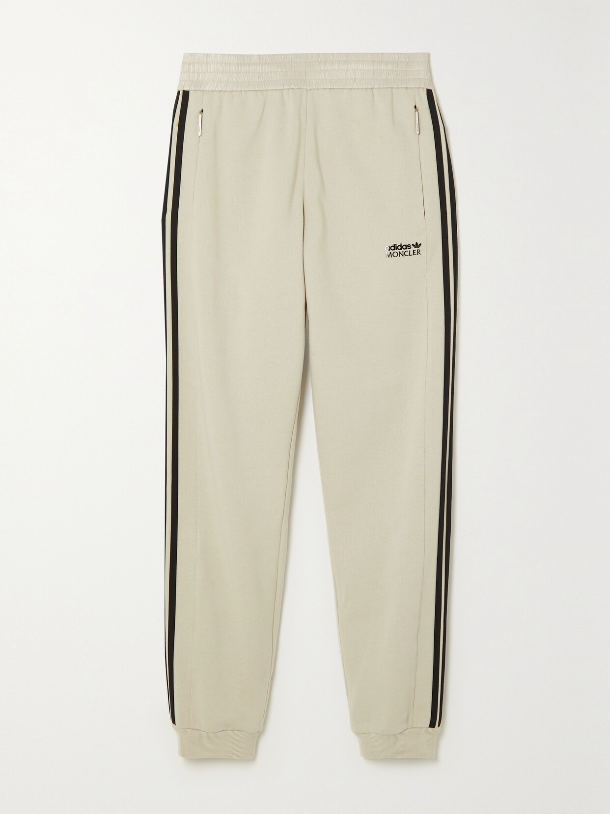 Moncler Genius Moncler X Adidas Jersey Sweatpants In Light Grey