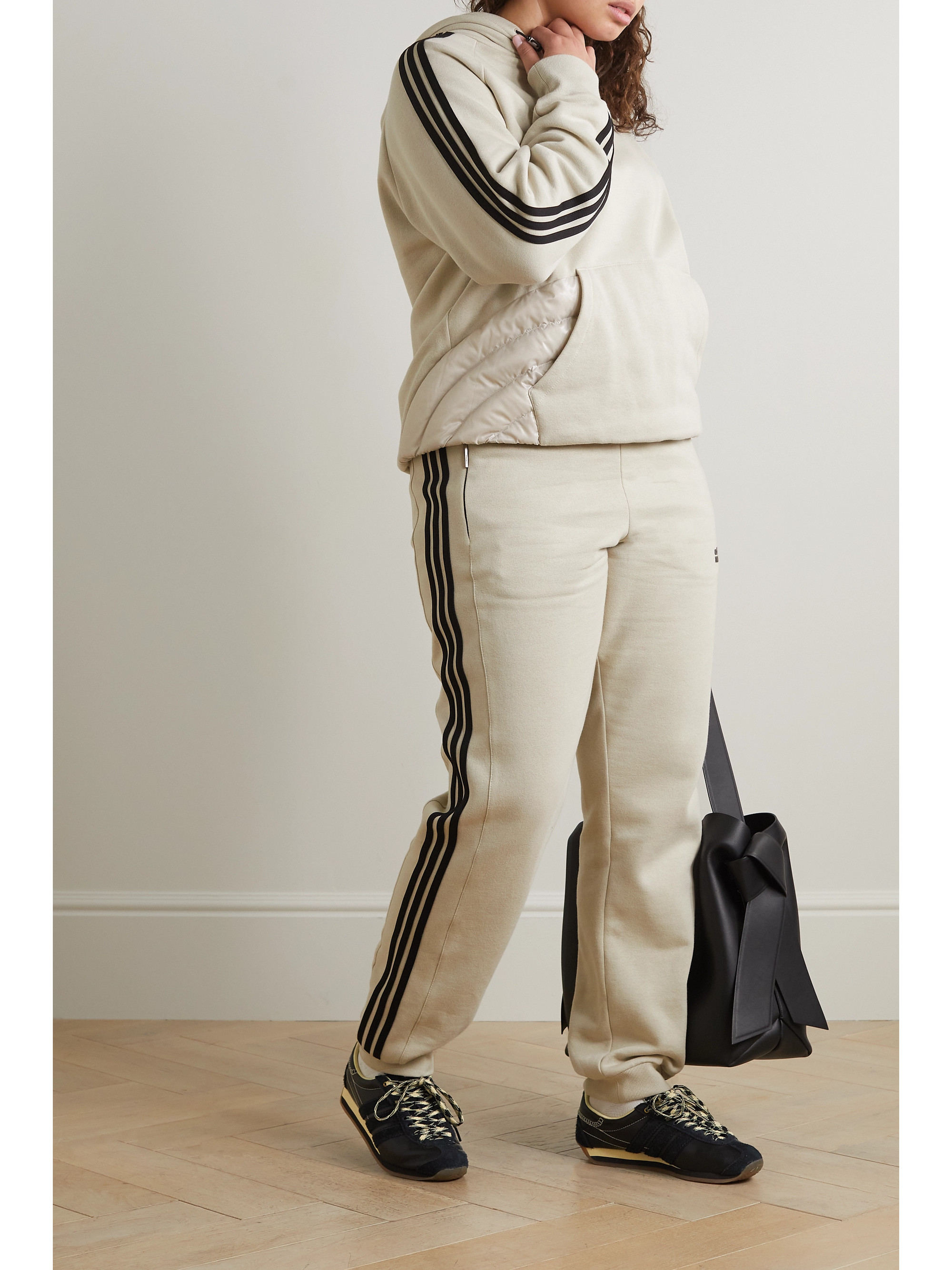 MONCLER GENIUS adidasトラックパンツ　スウェットパンツ MONCLER GENIUS - + adidas Originals shell-trimmed jersey wide-leg