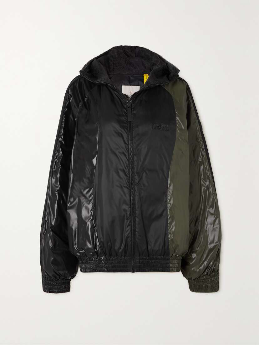 Moncler Genius + Adidas Originals Balzers Hooded Paneled Shell Down Jacket