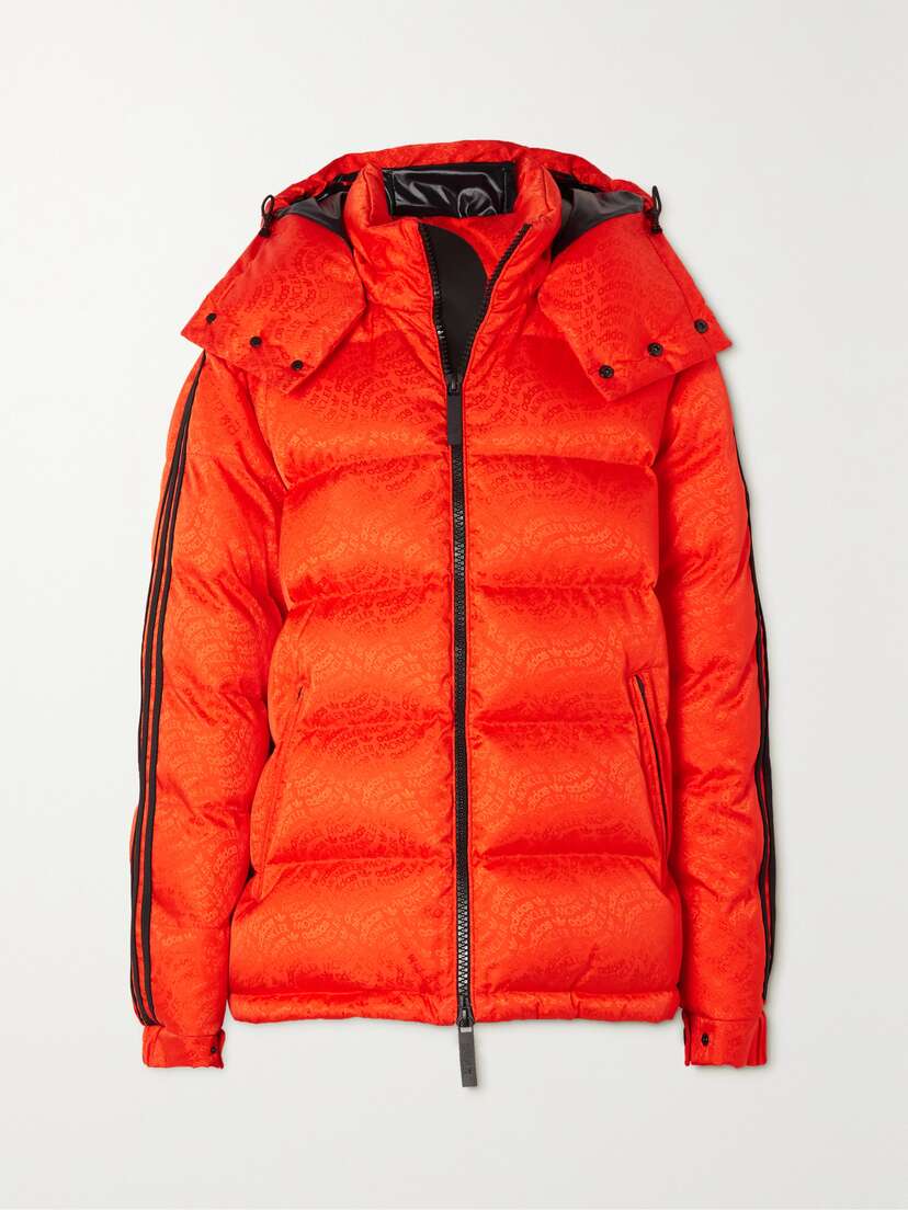 Moncler Genius + Adidas Originals Alpback Hooded Quilted Padded Shell-jacquard Jacket