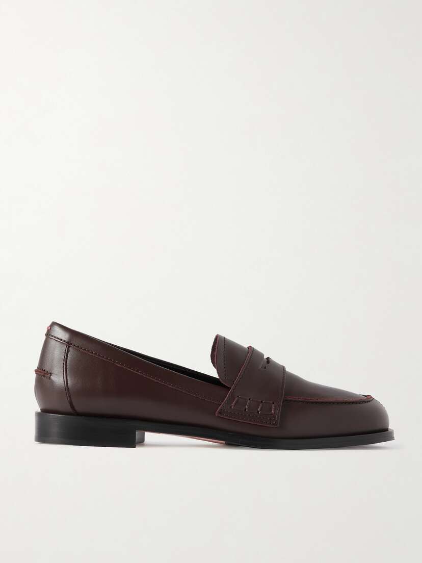 aeyde Oscar Leather Loafers