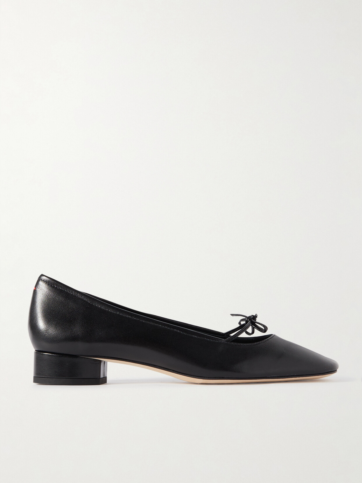 aeyde - Darya Leather Flats - Black