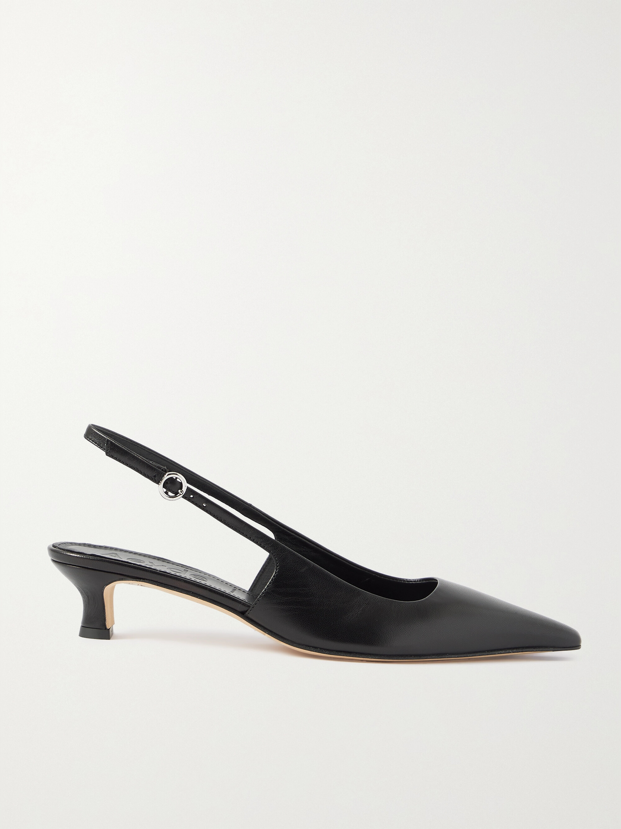 AEYDE Catrina leather slingback pumps