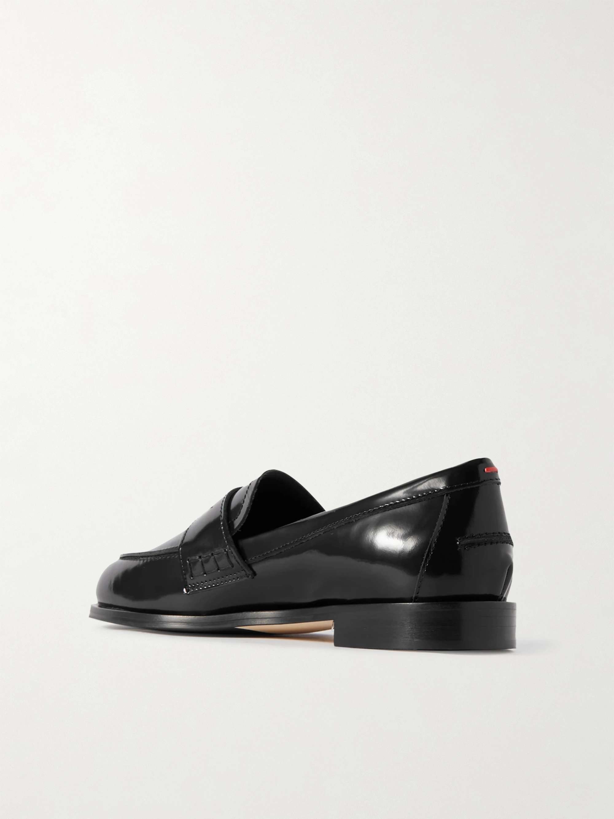 AEYDE Oscar patent-leather loafers | NET-A-PORTER