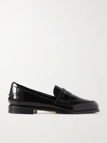 AEYDE Oscar patent-leather loafers