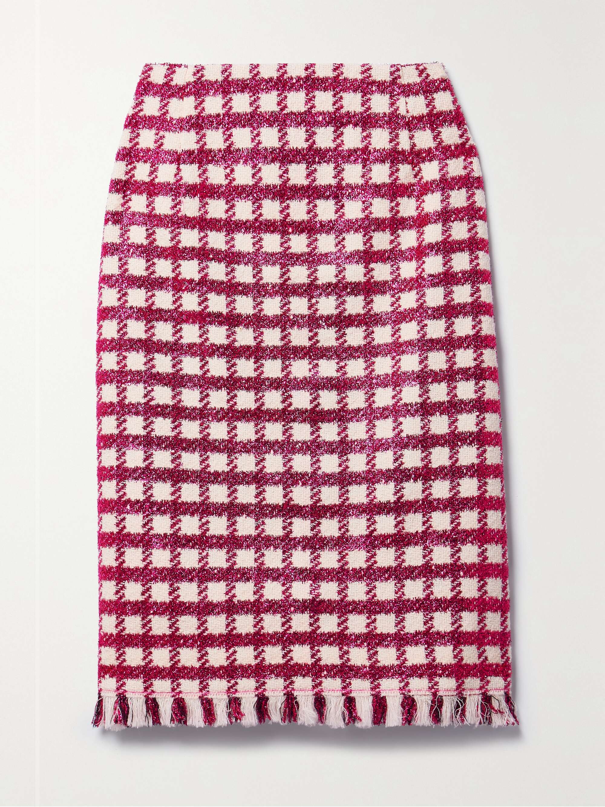 Frayed deals tweed skirt