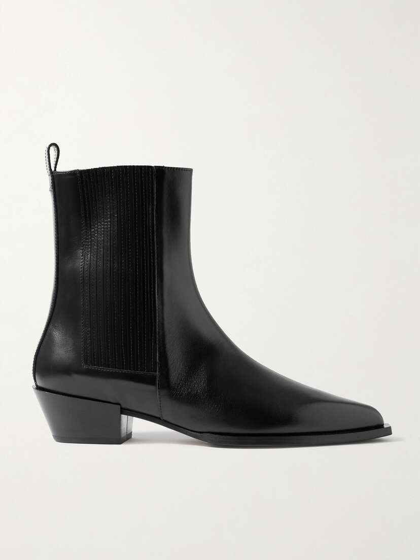 aeyde Belinda Leather Ankle Boots