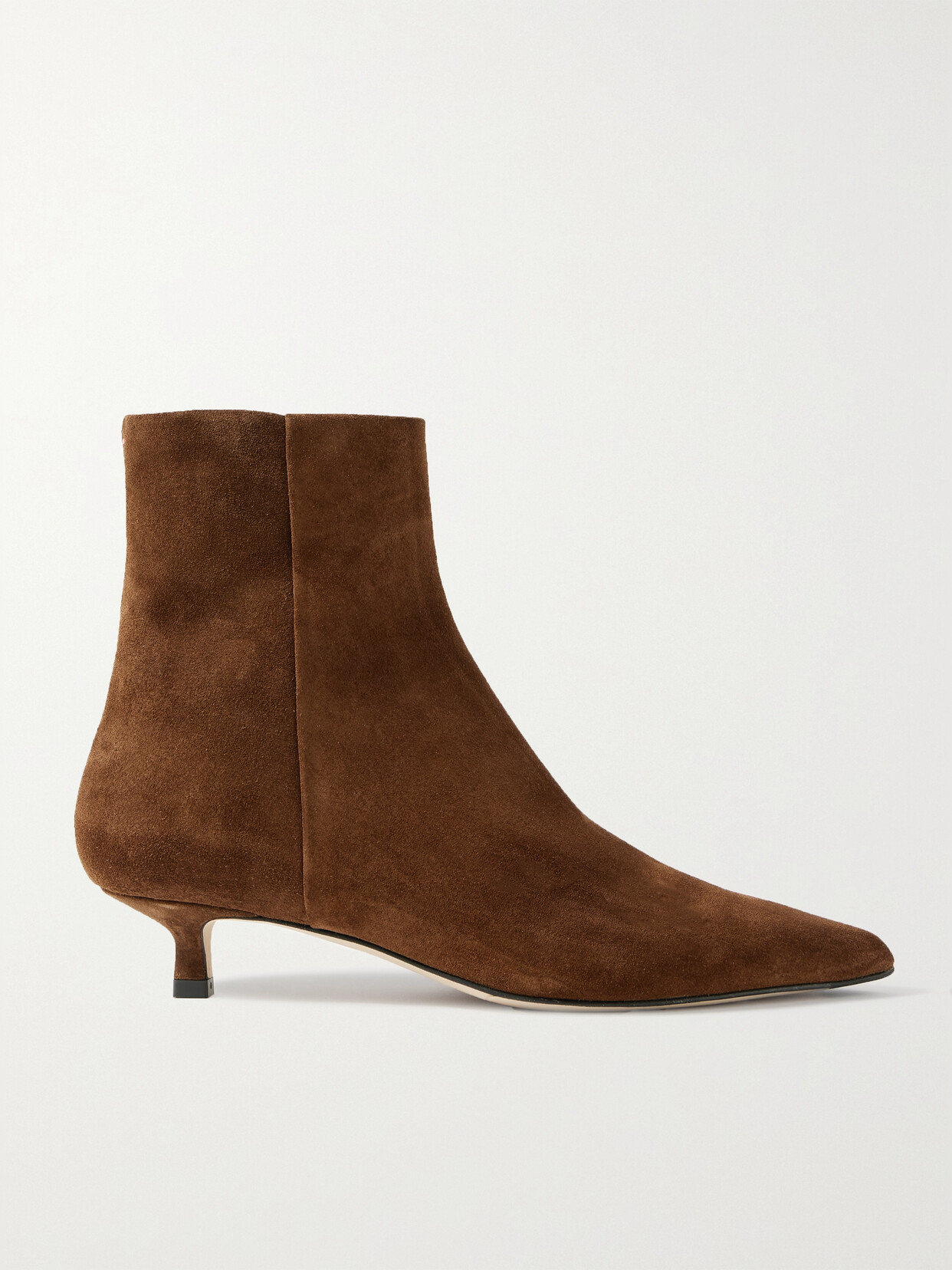 aeyde - Sofie Suede Ankle Boots - Brown