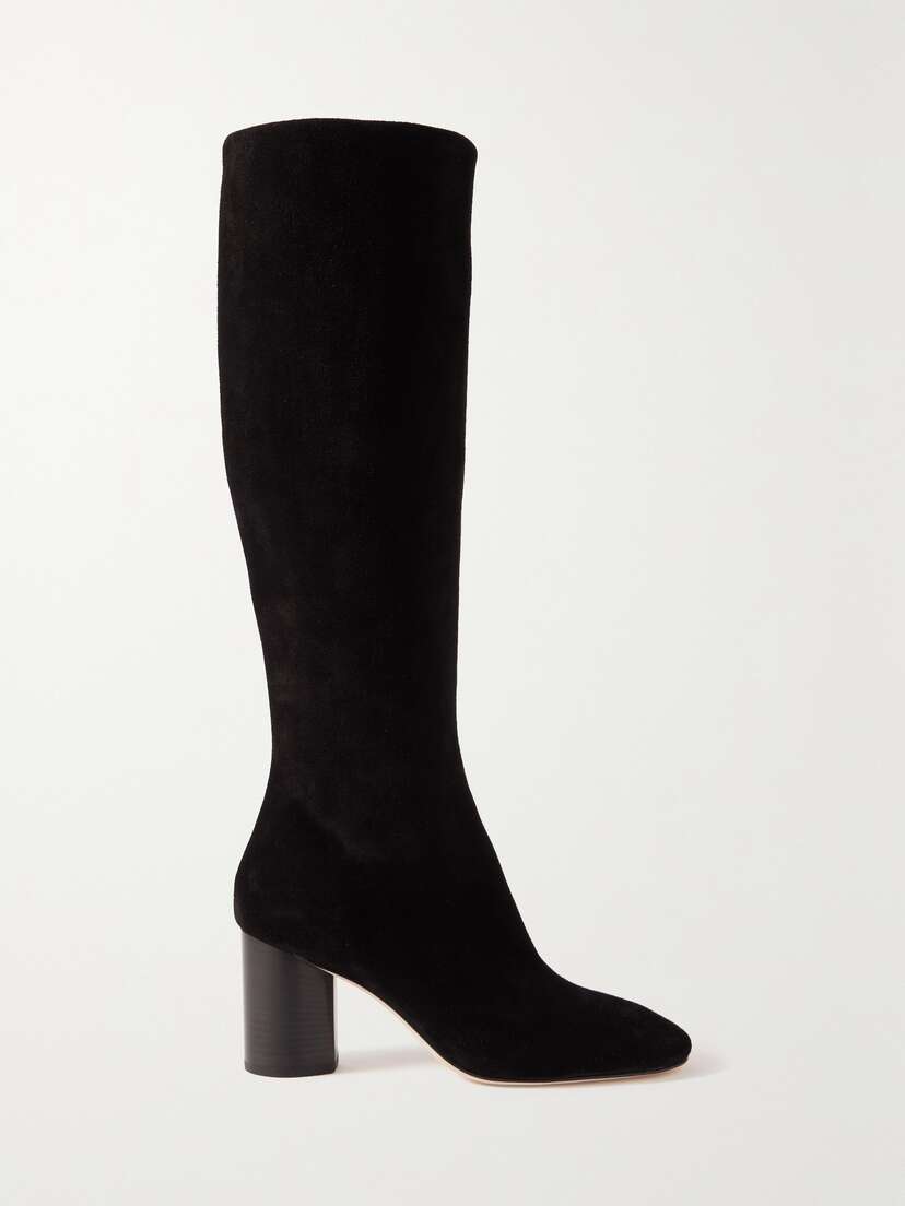 aeyde Ariana Suede Knee Boots