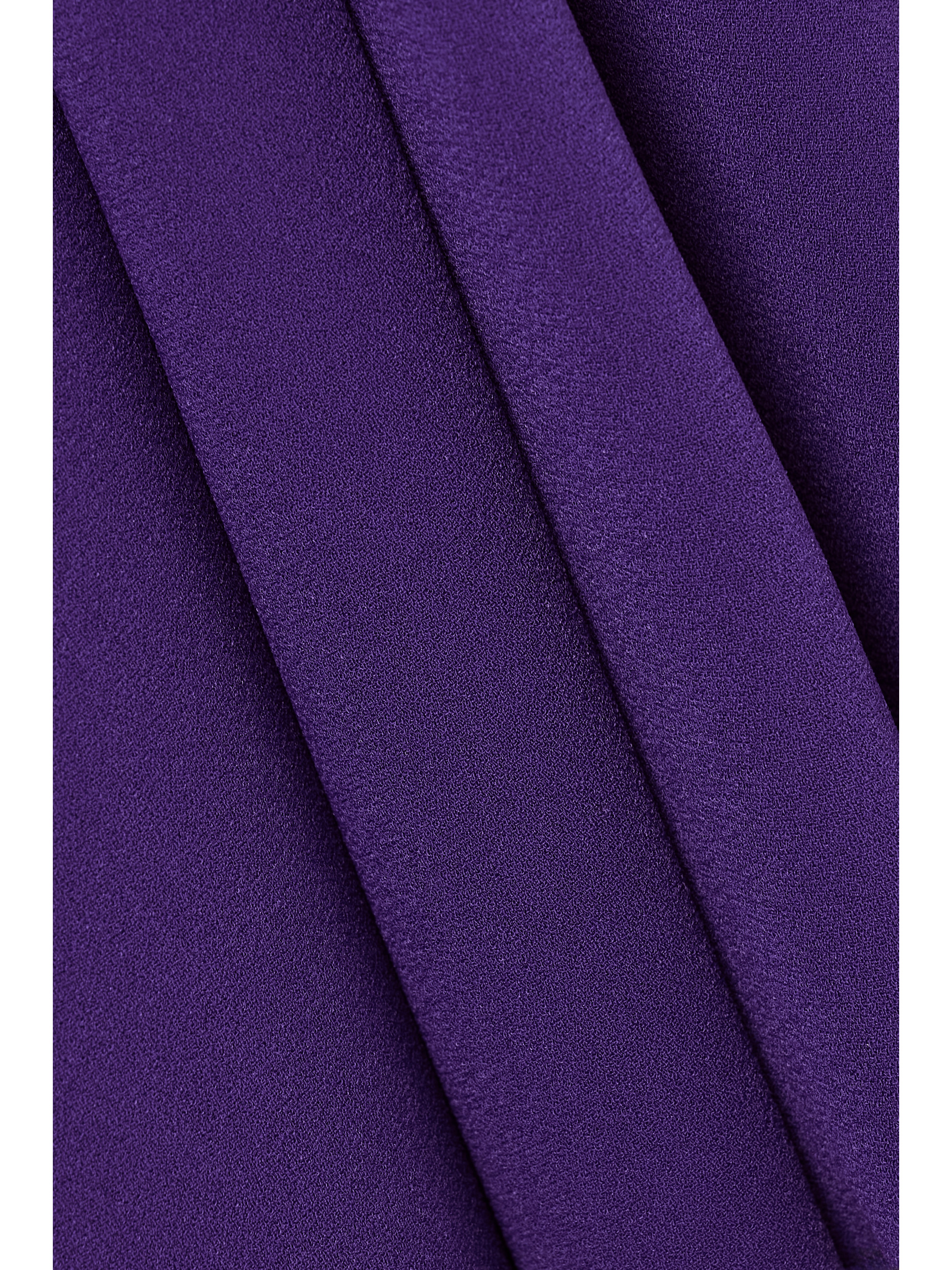 Solace London Elisa one-sleeve crepe gown thumbnail