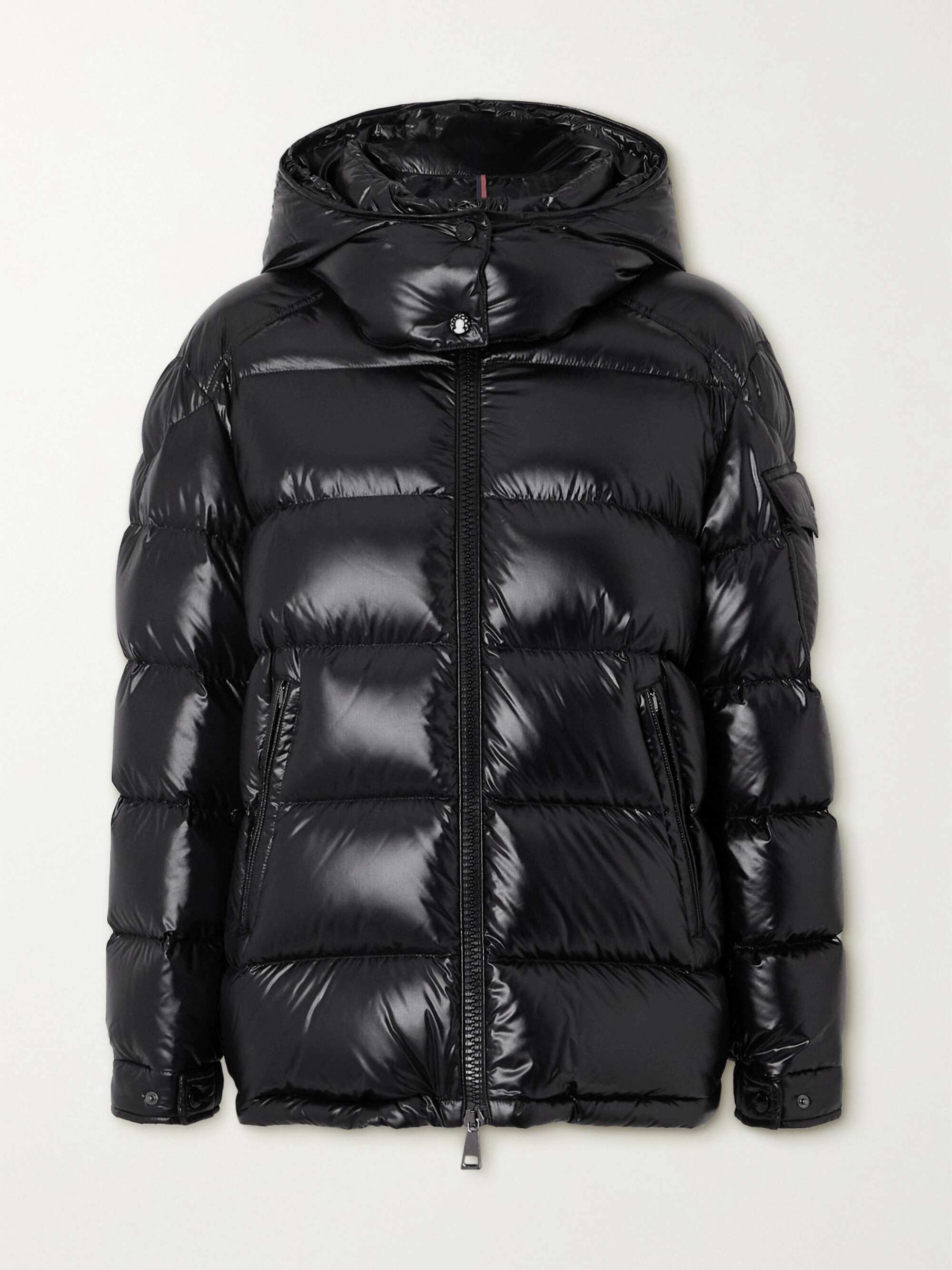 MONCLER Maire hooded quilted glossed-shell down jacket | NET-A-PORTER