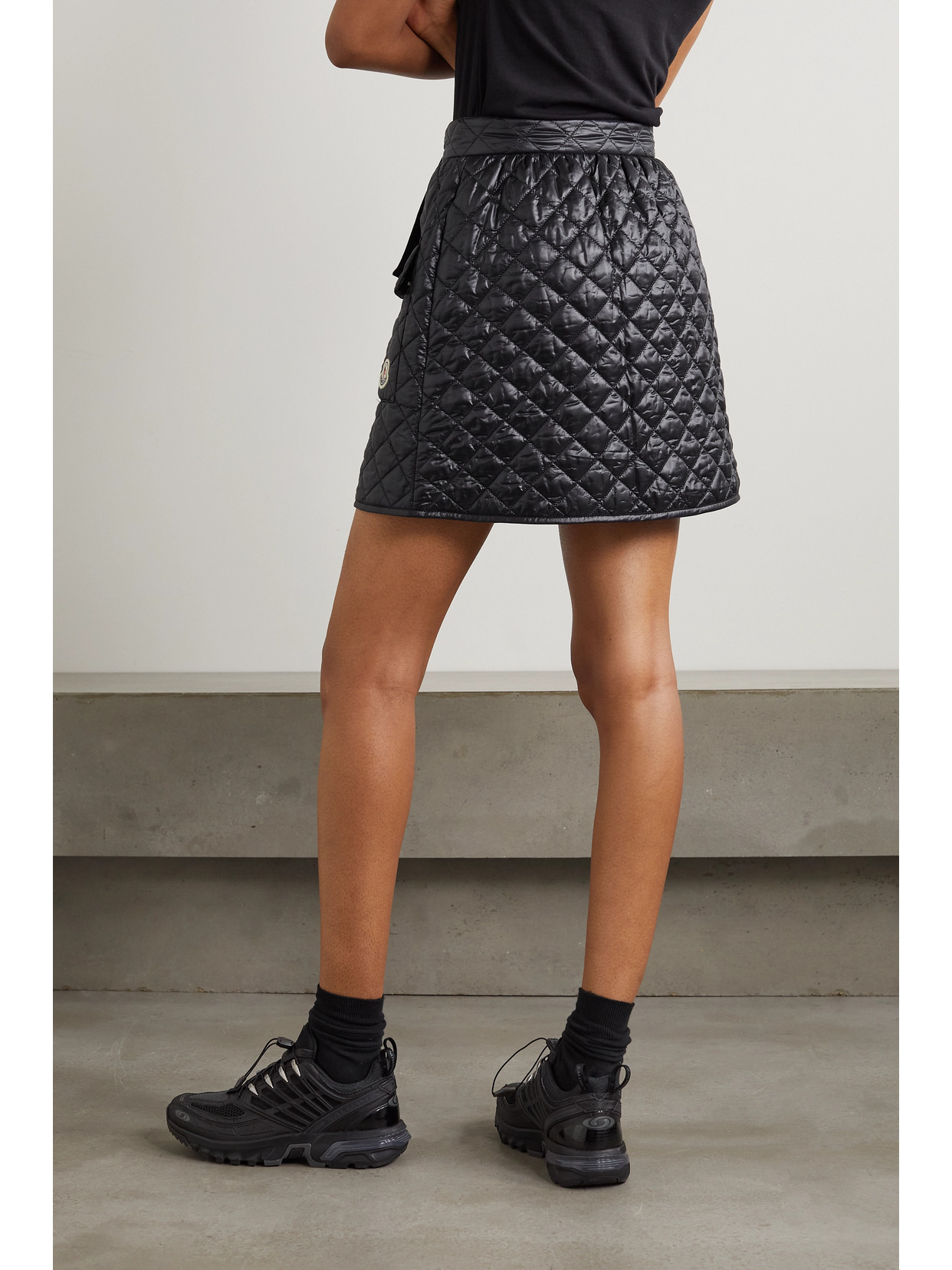 Quilted Padded Webbing-Trimmed Mini