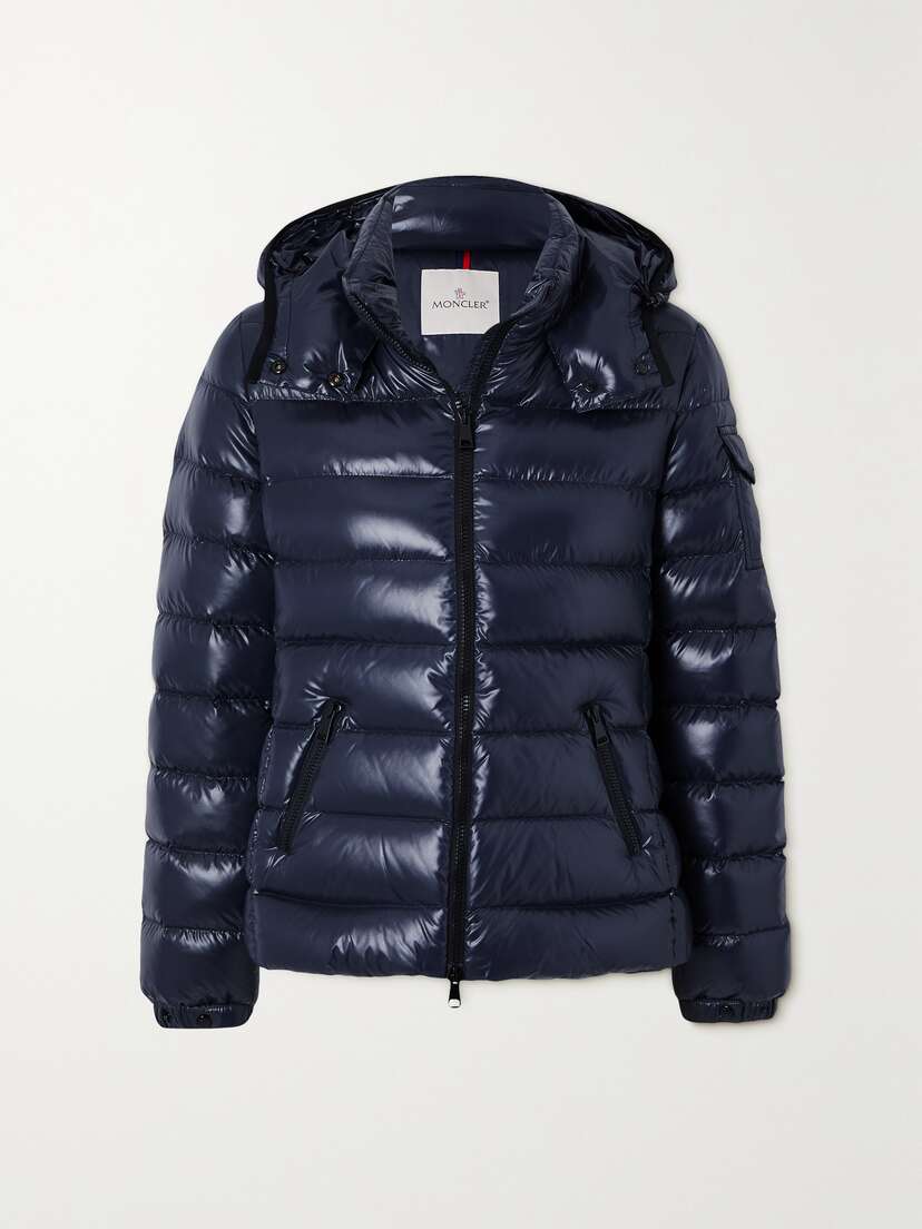 Moncler Bady Quilted Shell Down Hooded Jacket