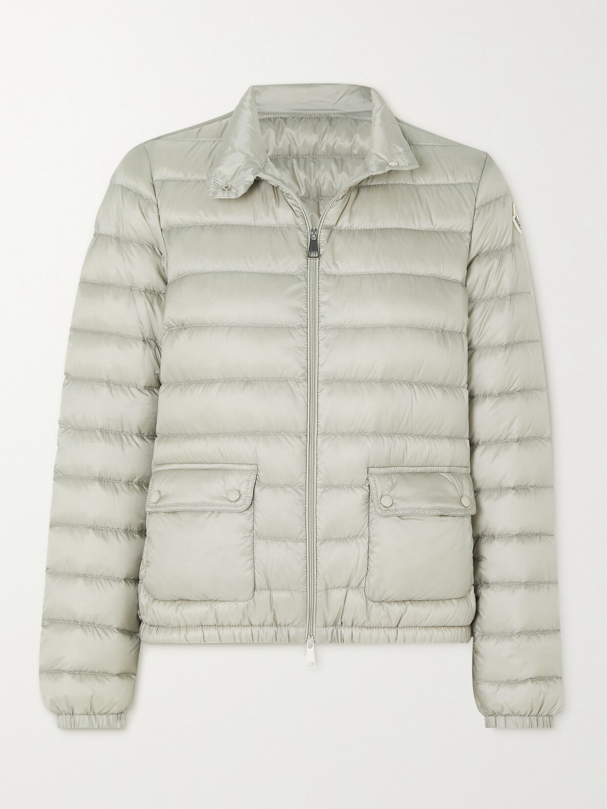 Moncler - Lans Quilted Metallic Shell Down Jacket - Silver