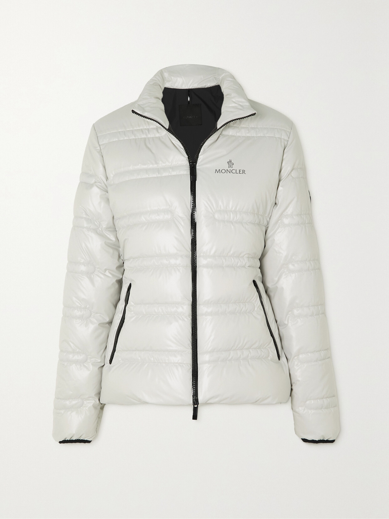 Moncler - Tibre Quilted Padded Glossed-shell Down Jacket - White