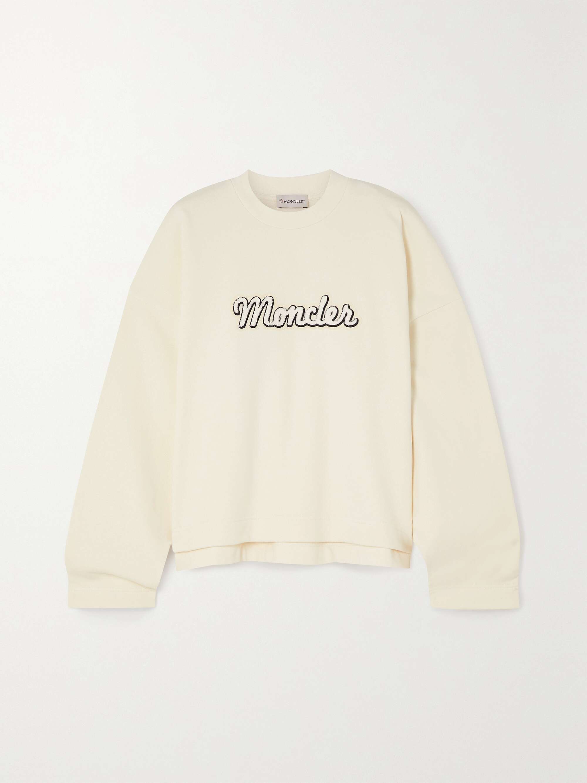 Moncler sweatshirt white hotsell