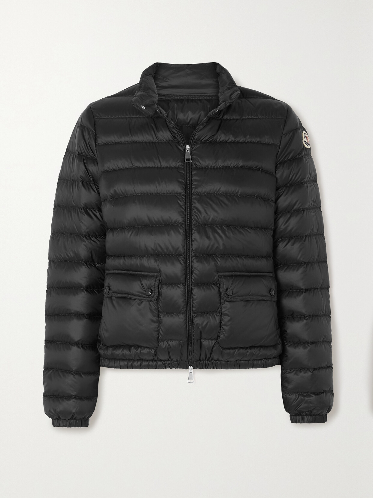 Moncler Lans Quilted Padded Shell Down Jacket In 블랙