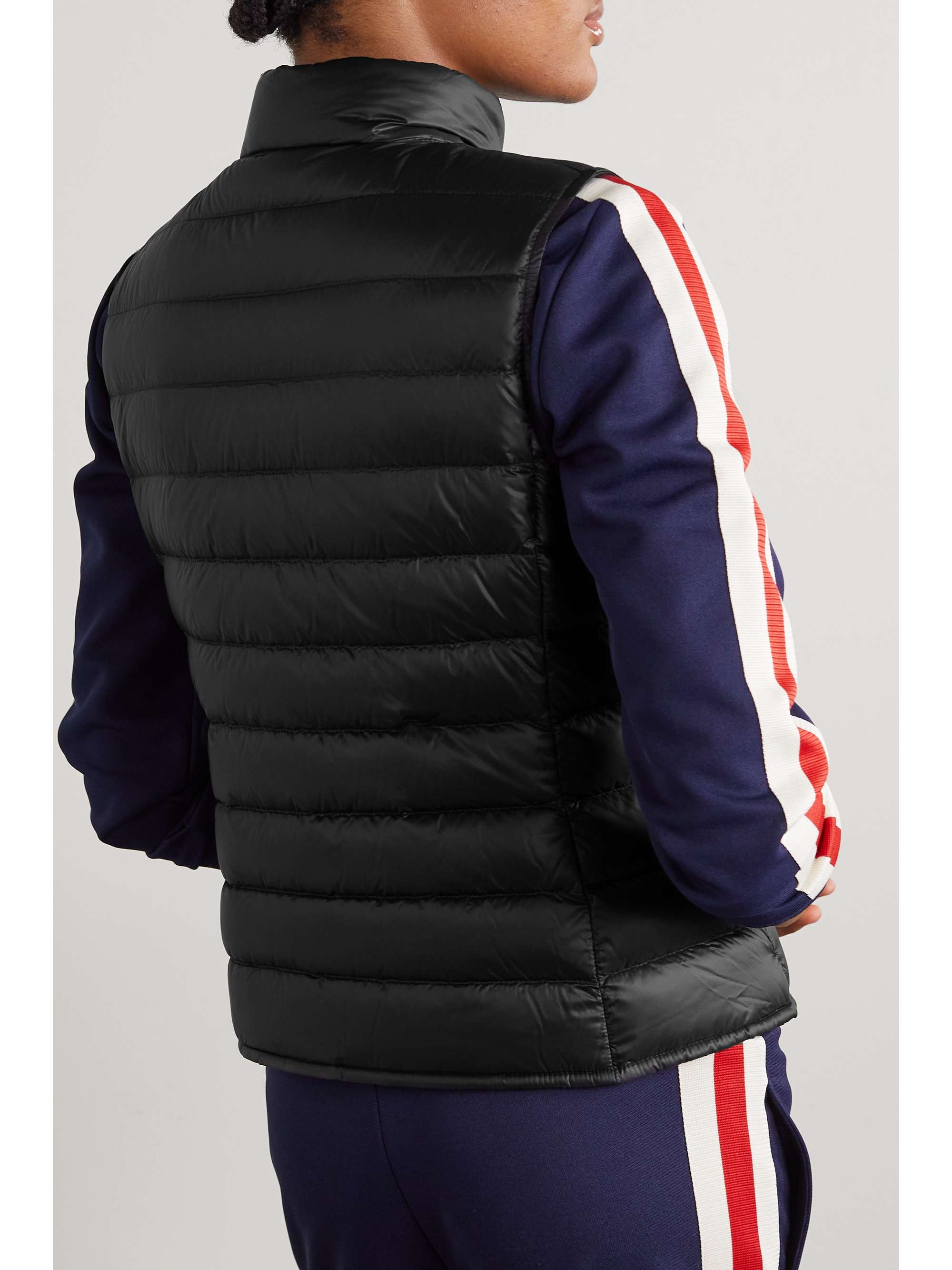 MONCLER Liane quilted shell down vest | NET-A-PORTER
