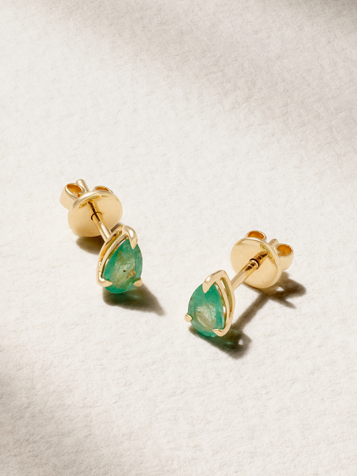 House Of Meraki Aurora 18-karat Gold Emerald Earrings