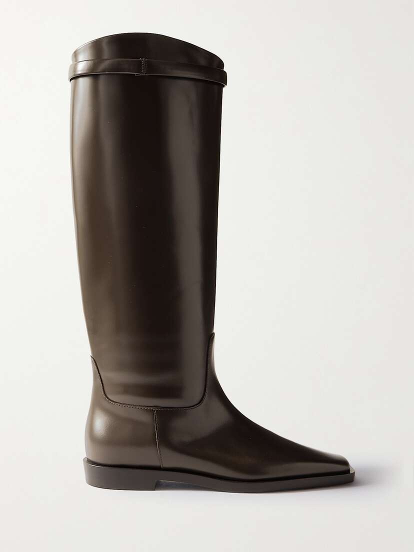 Toteme — + NET SUSTAIN The Riding leather knee boots