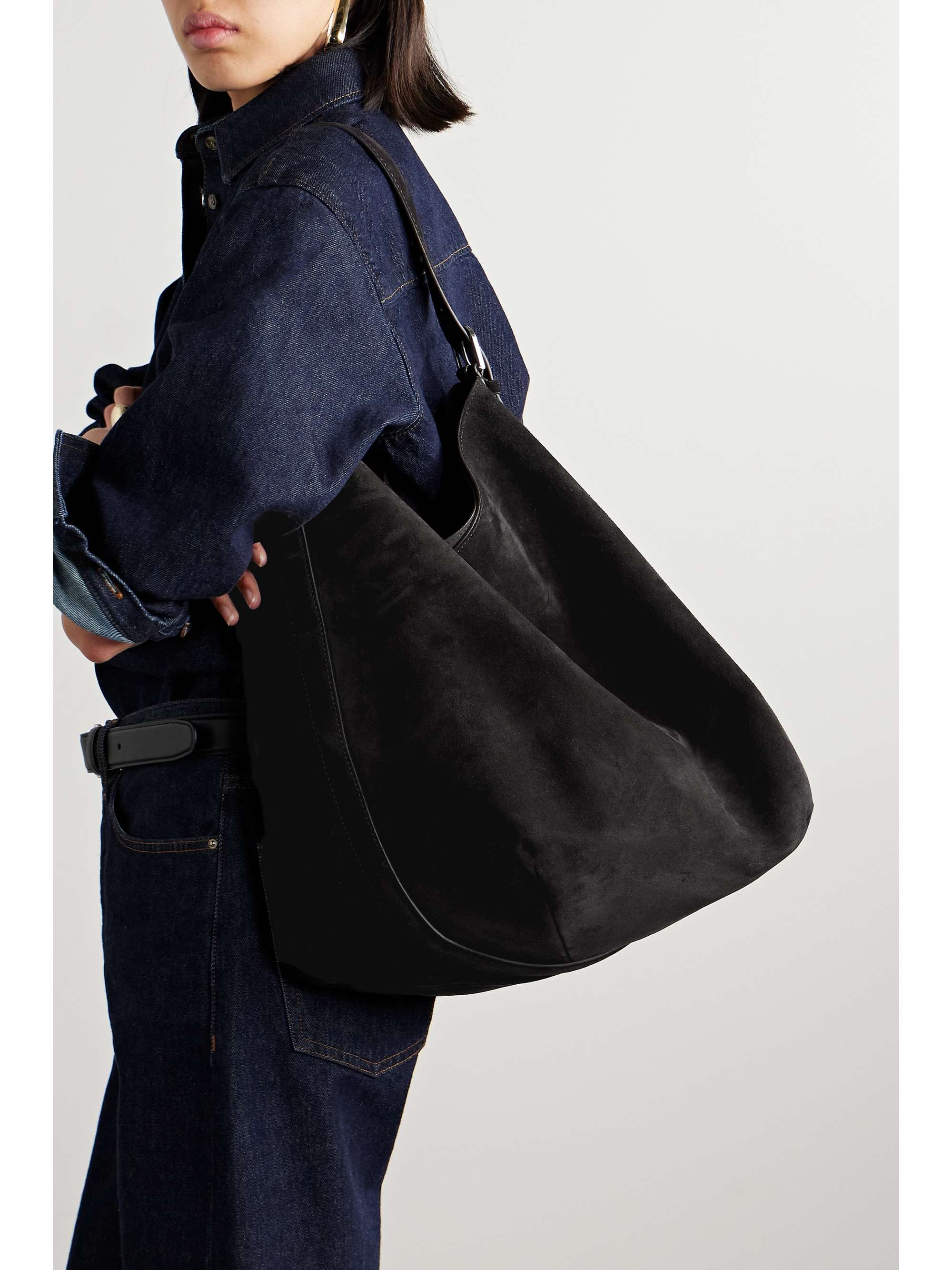 TOTEME Suede tote | NET-A-PORTER