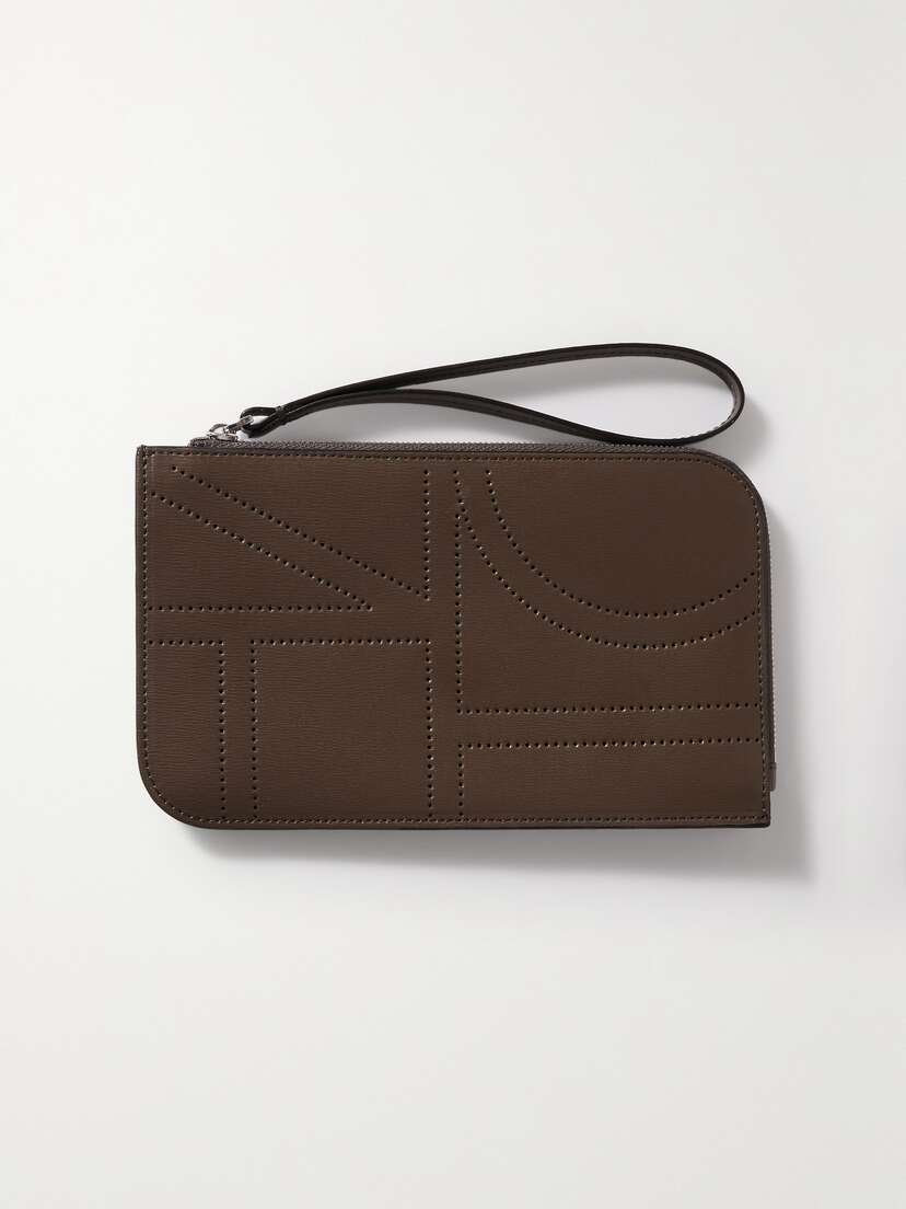 TOTEME Perforated Leather Pouch
