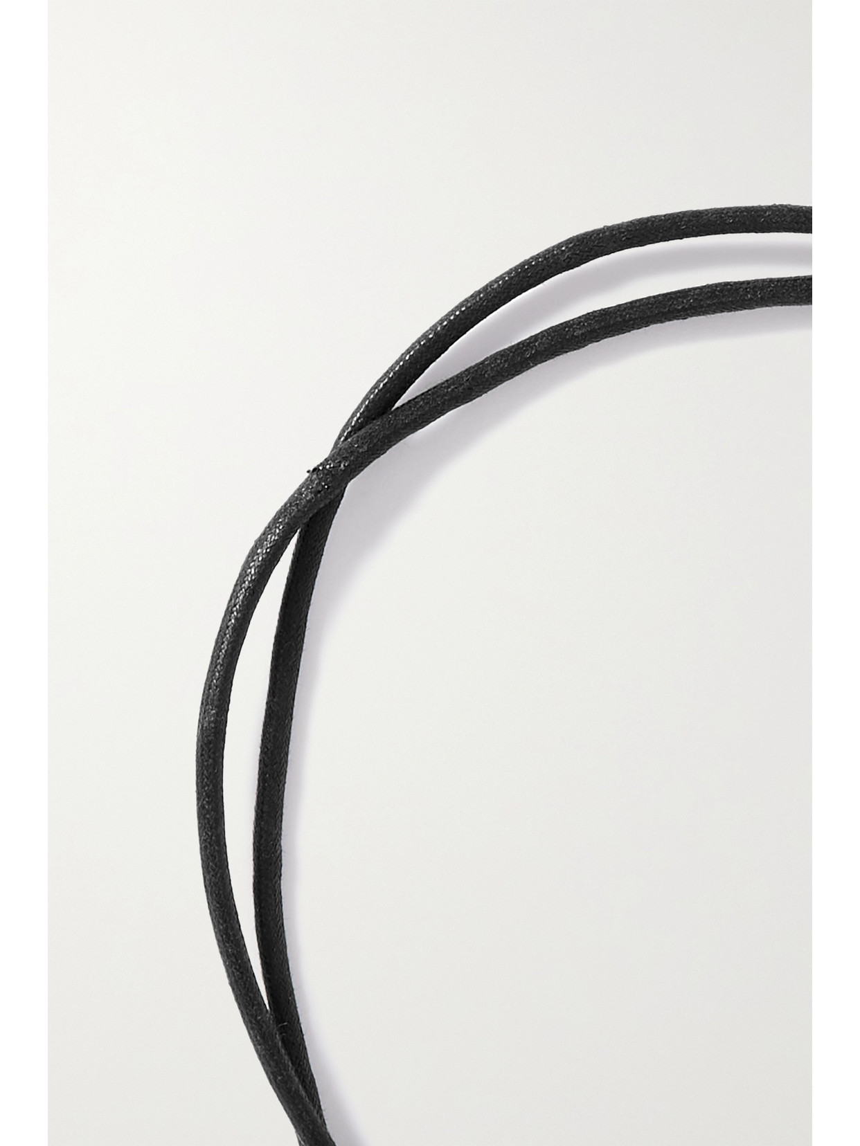Alighieri The Mini Link Of Wanderlust Gold-plated Cord Necklace In Gold