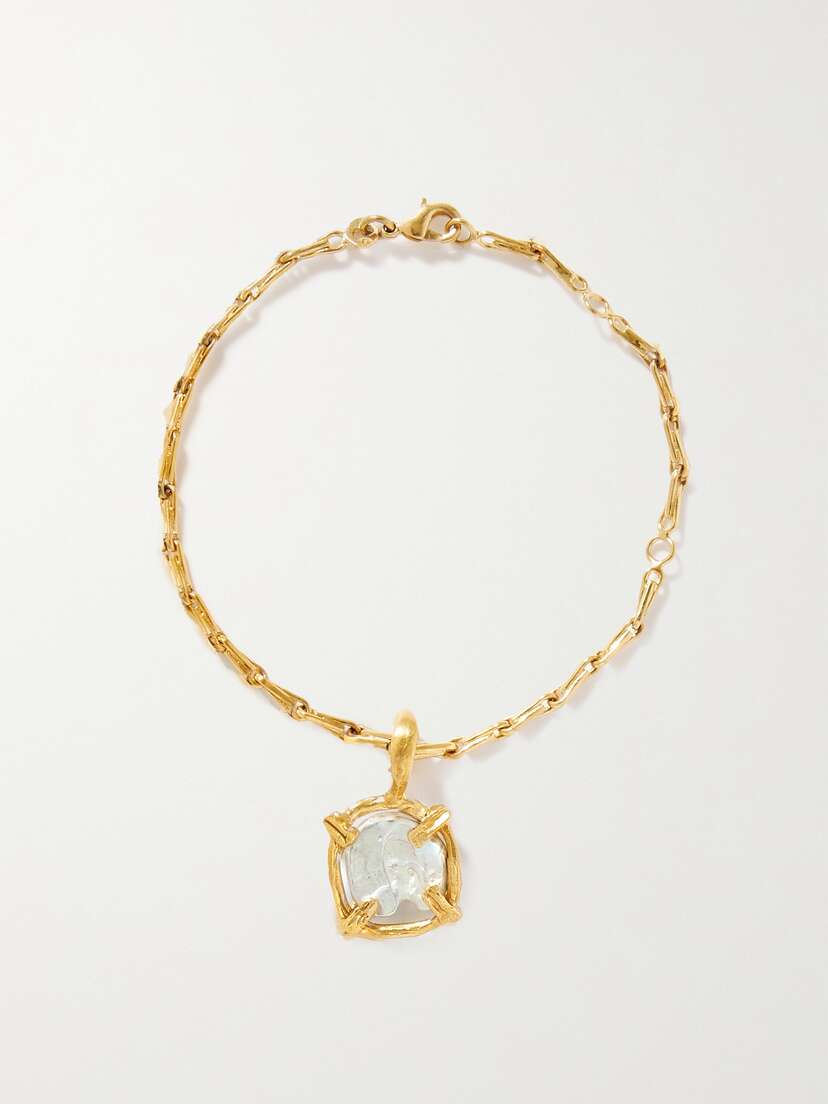 Alighieri + Net Sustain The Gilded Rock Recyled Silver And -plated Bracelet - One size