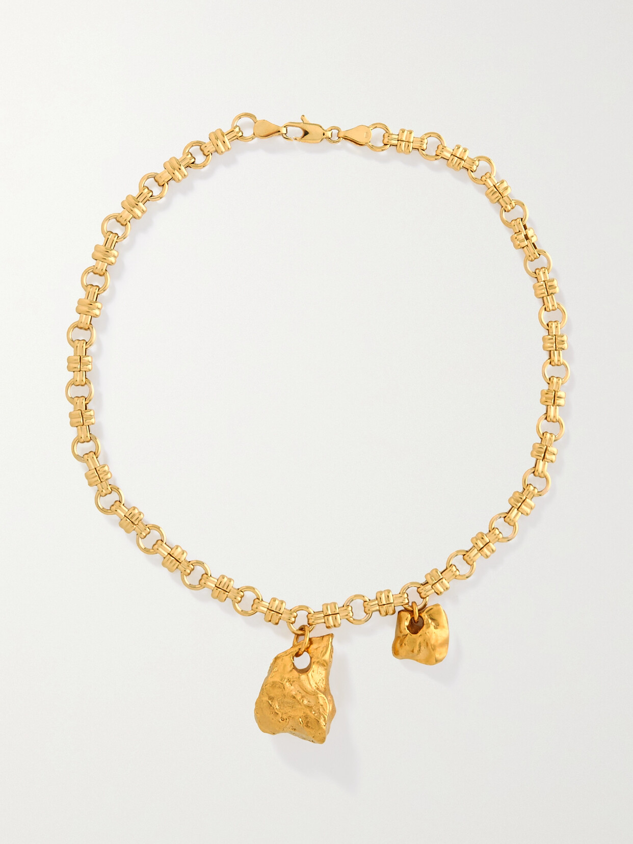 Shop Alighieri Fragments Of The Road Gold-plated Necklace