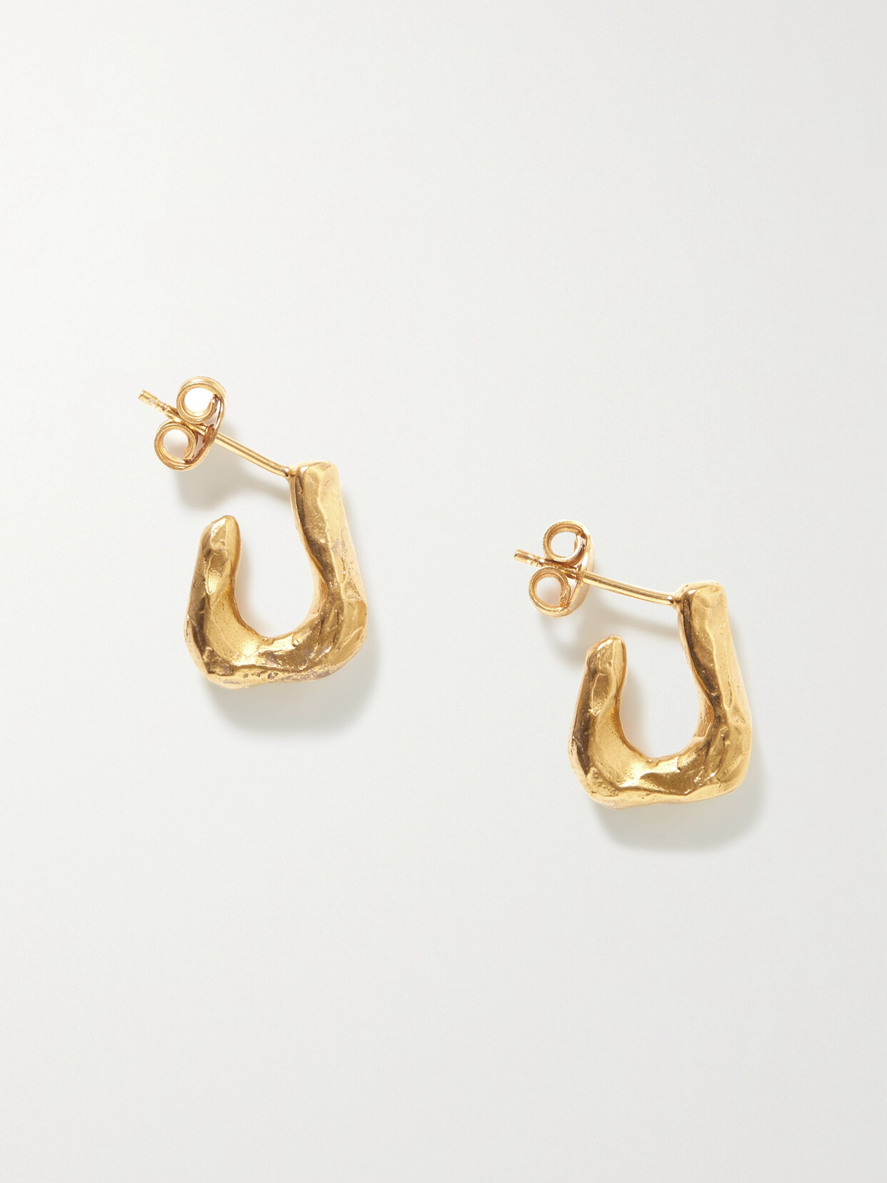 Alighieri The Mini Link Of Wanderlust Gold-plated Earrings