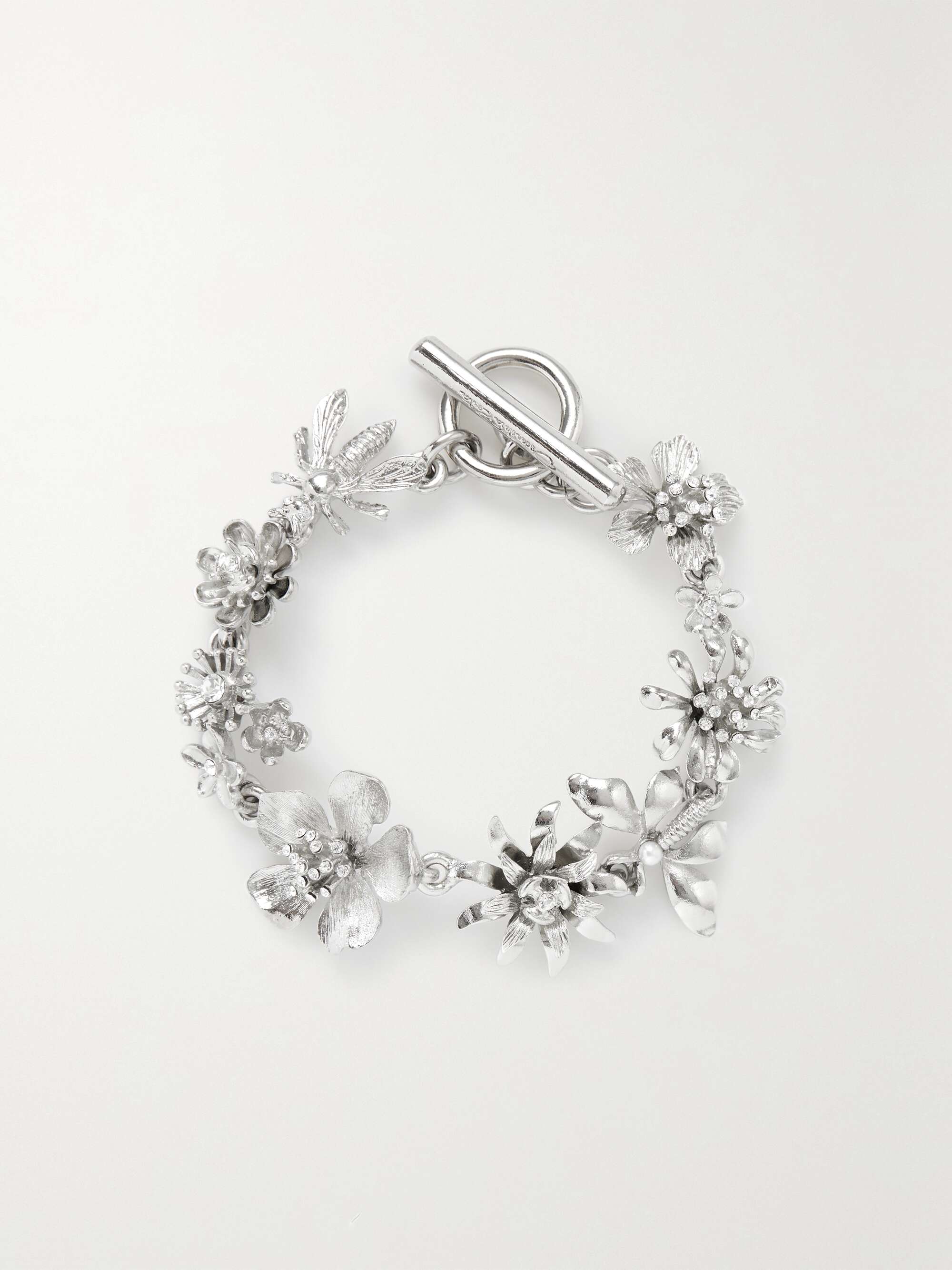 ANYA HINDMARCH + NET SUSTAIN Tie the Knot embroidered satin