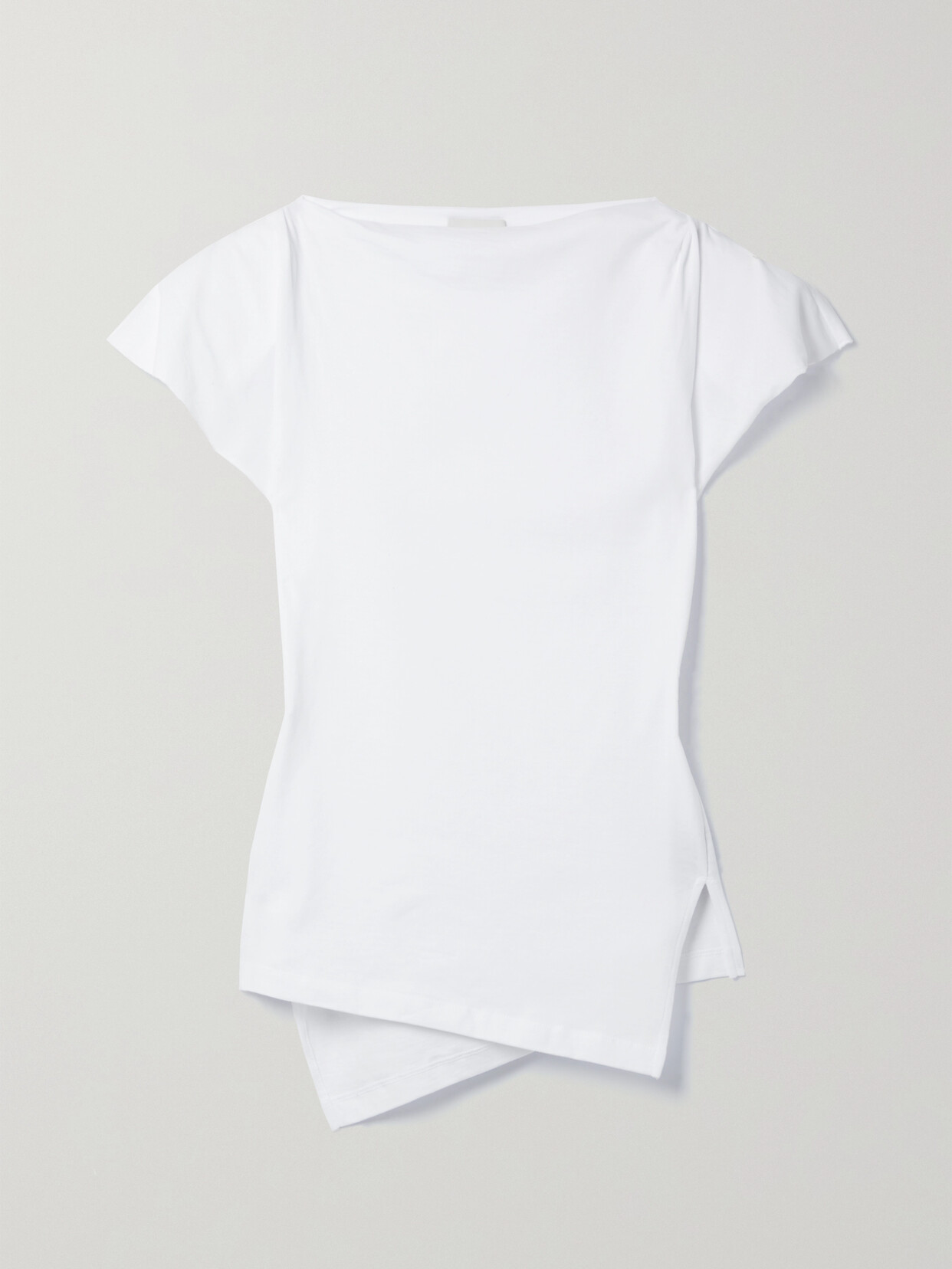 Isabel Marant - Sebani Asymmetric Cotton-jersey T-shirt - White