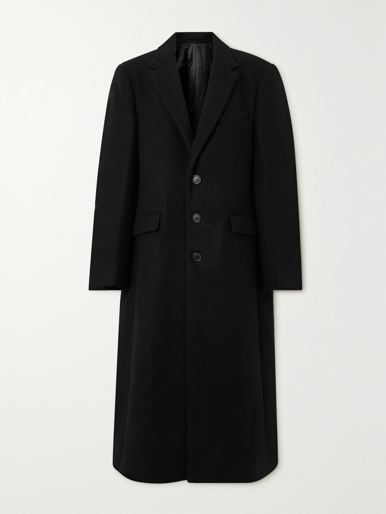 WARDROBE. NYC - Wool Coat - Black