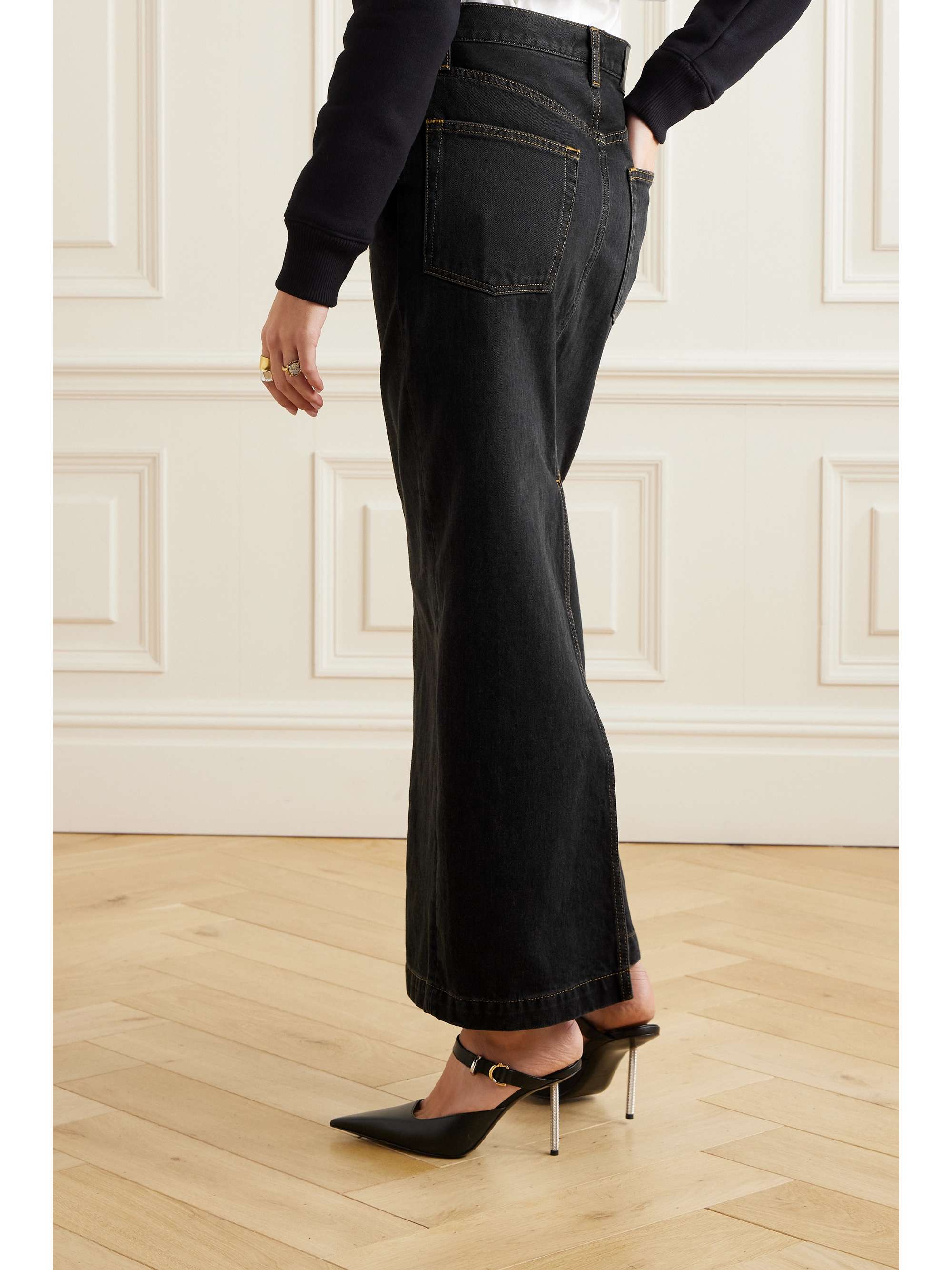 WARDROBE.NYC Denim maxi skirt NETAPORTER