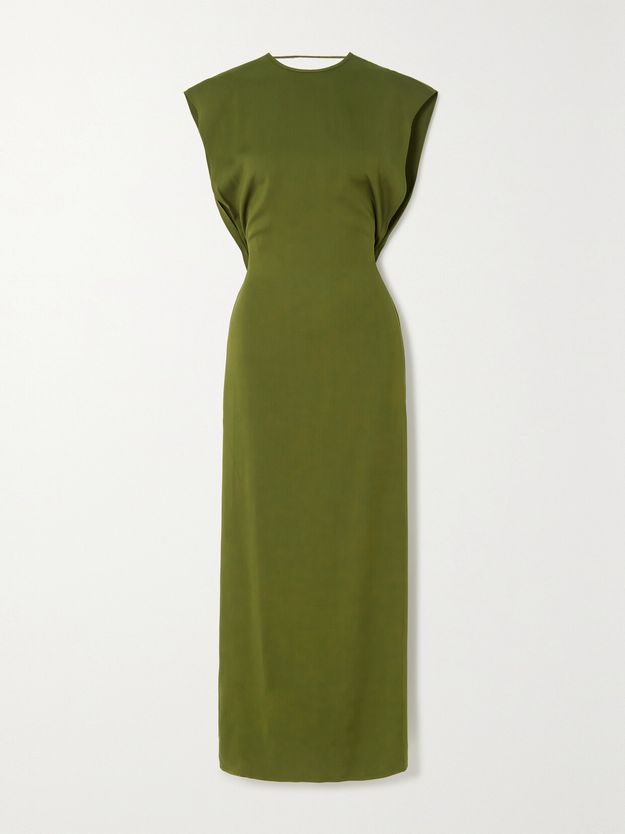 Christopher Esber - Aulenti Open-back Woven Maxi Dress - Green