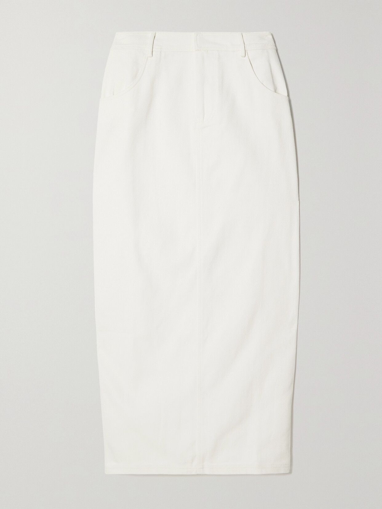 Christopher Esber - Chiamaera Denim Maxi Skirt - Neutrals