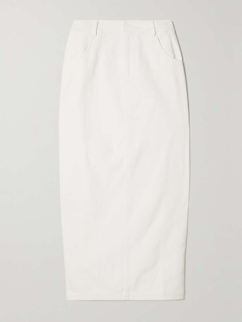 Christopher Esber Chiamaera Denim Maxi Skirt