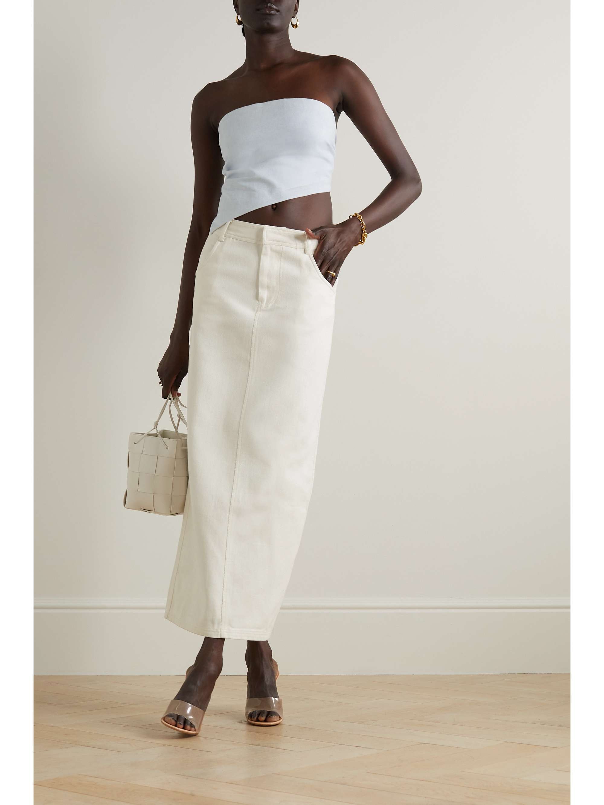 CHRISTOPHER ESBER Chiamaera denim maxi skirt | NET-A-PORTER