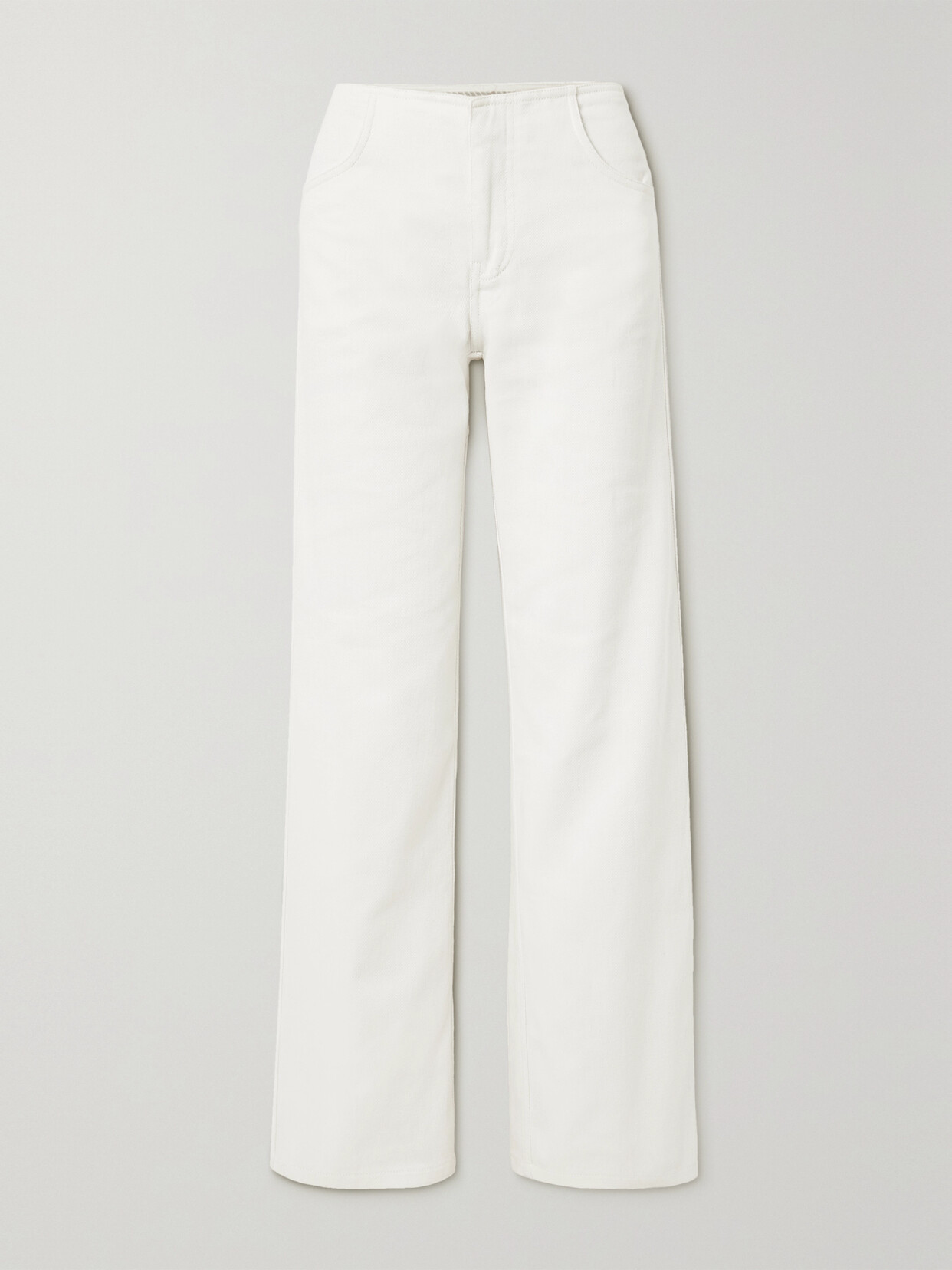 Christopher Esber - Mid-rise Straight-leg Jeans - Off-white