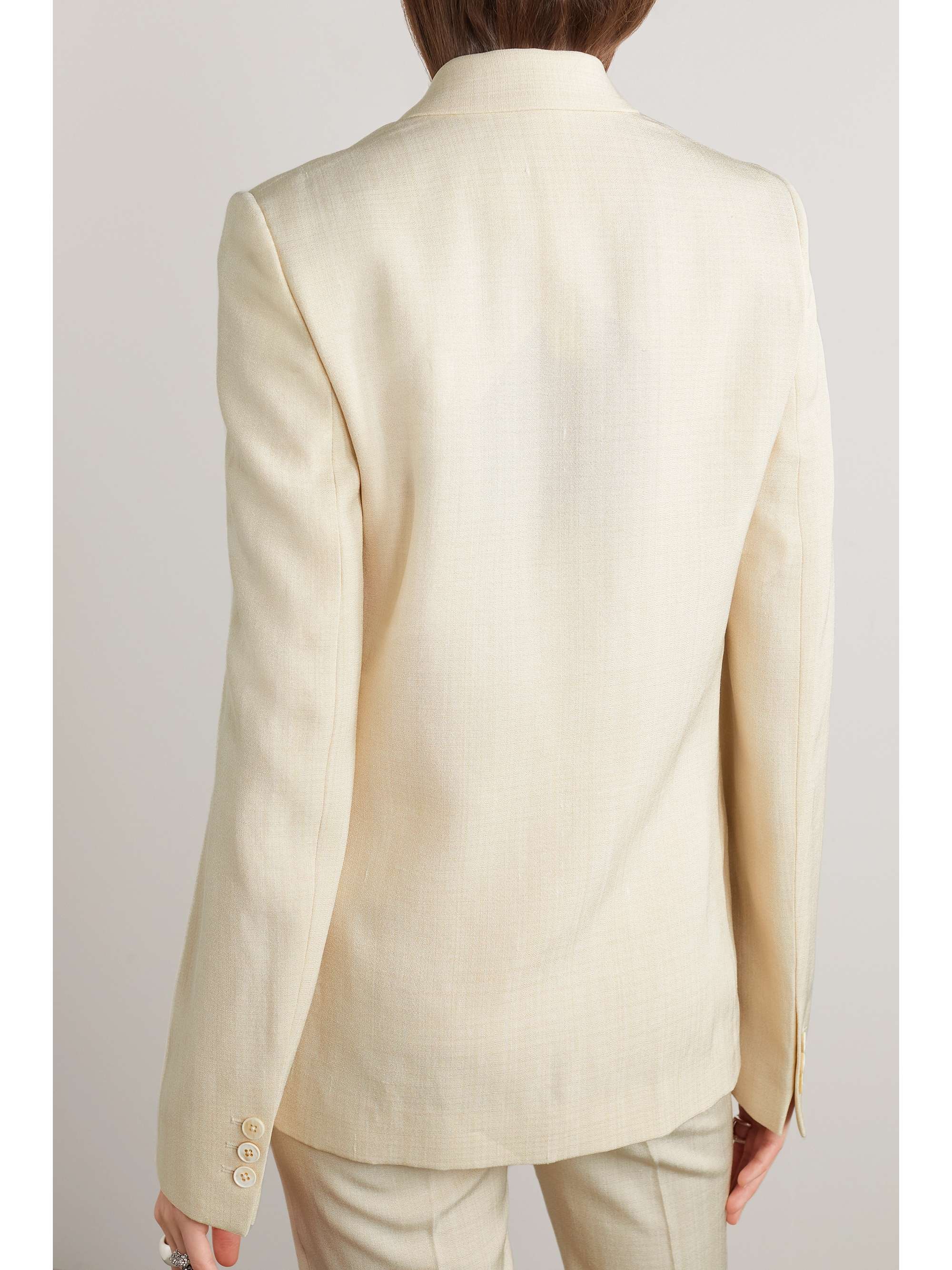 PETAR PETROV Double-breasted grain de poudre blazer